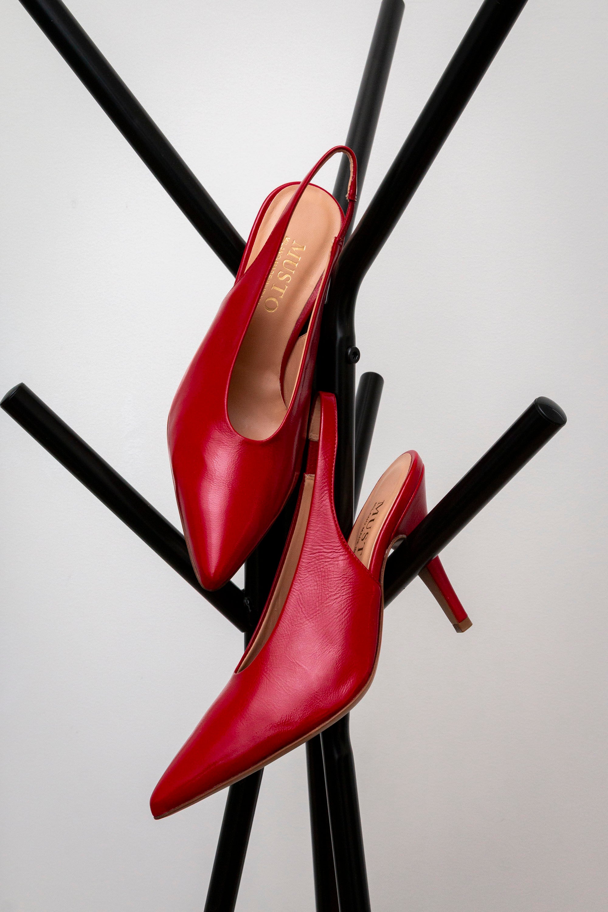 MUSTO slingback da donna in vernice Gea - Musto Calzature srl