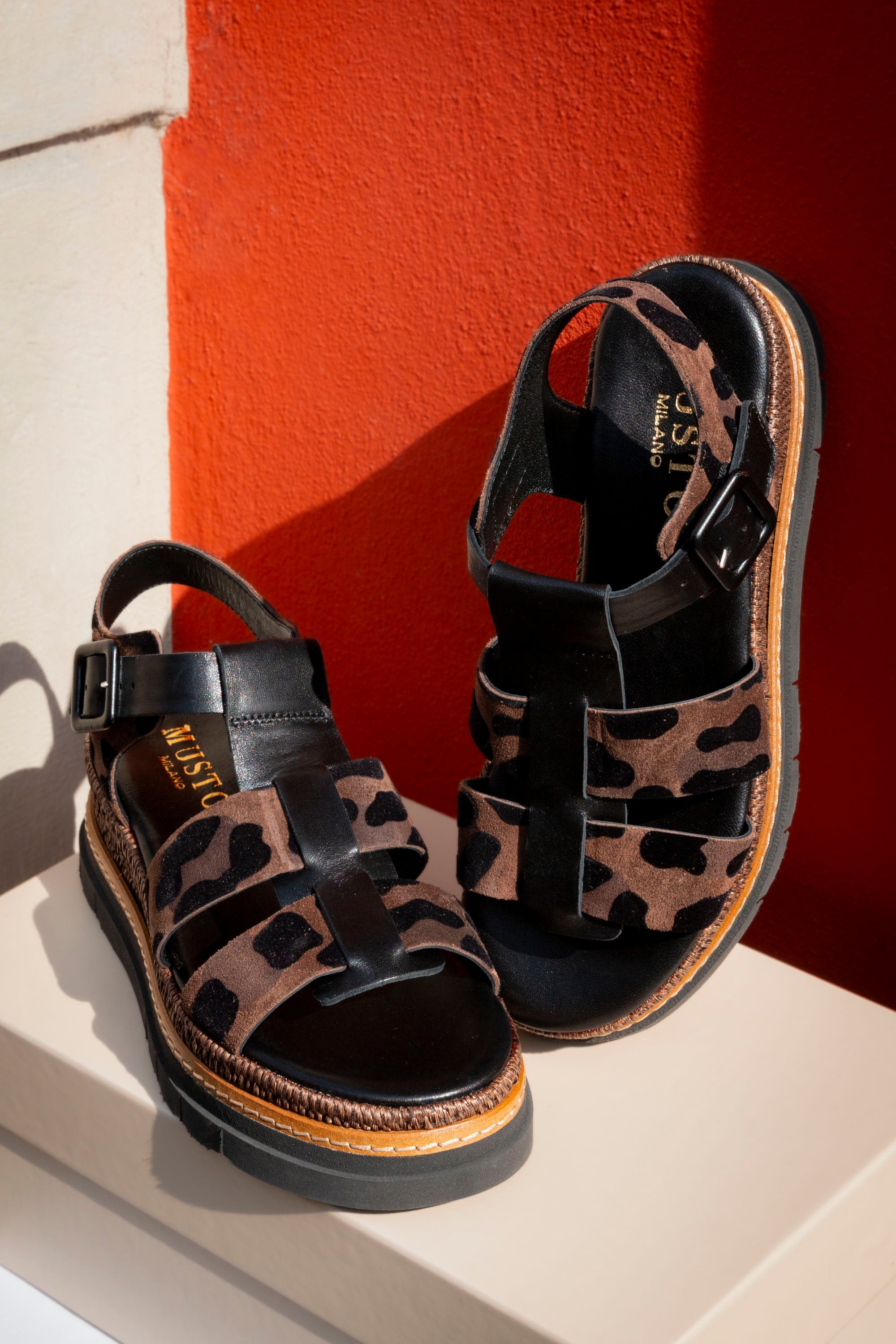 MUSTO Zeppe e platforms pelle e cavallino PRATO K340S - Musto Calzature srl