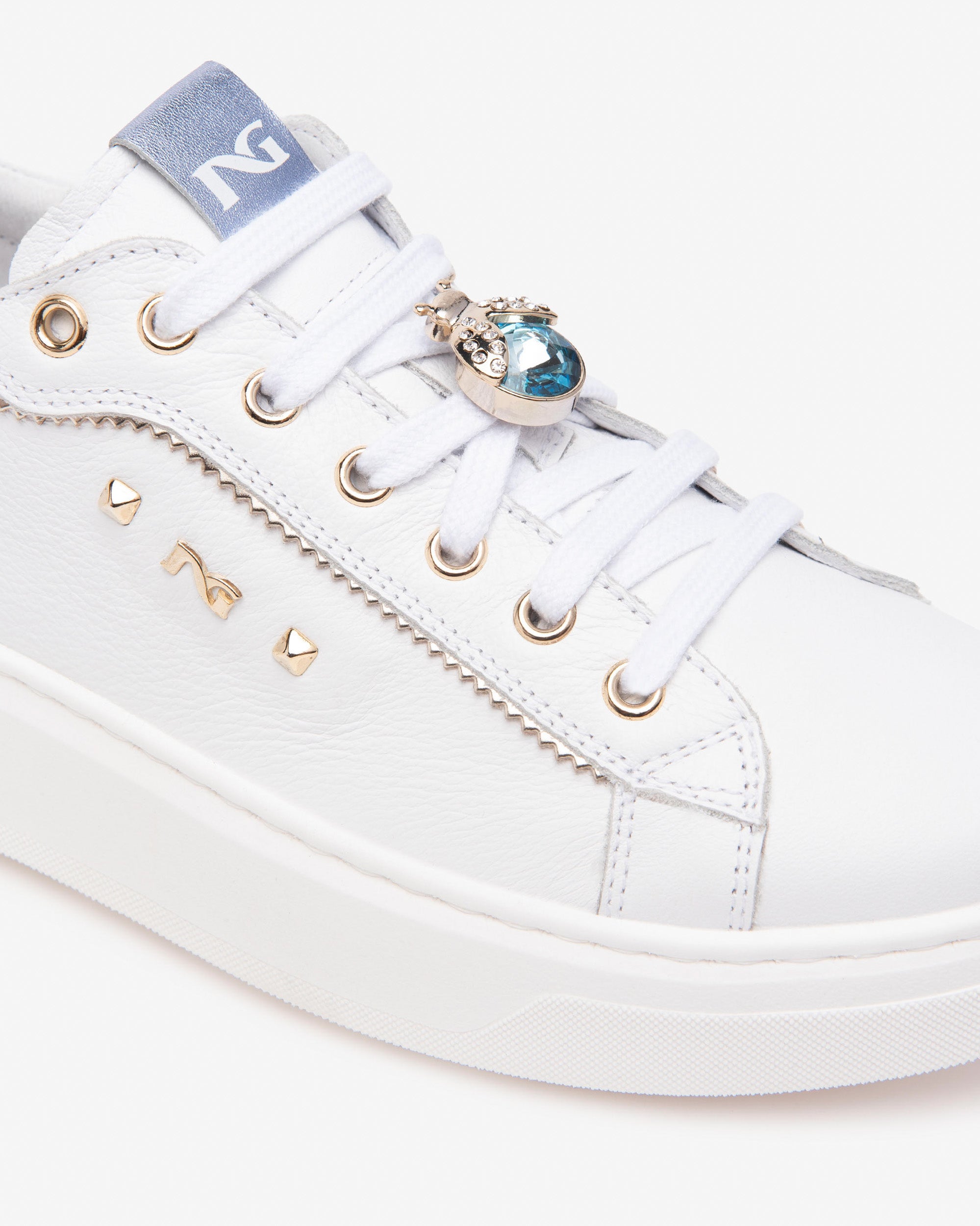 NeroGiardini sneakers donna in pelle con charms - Musto Calzature srl