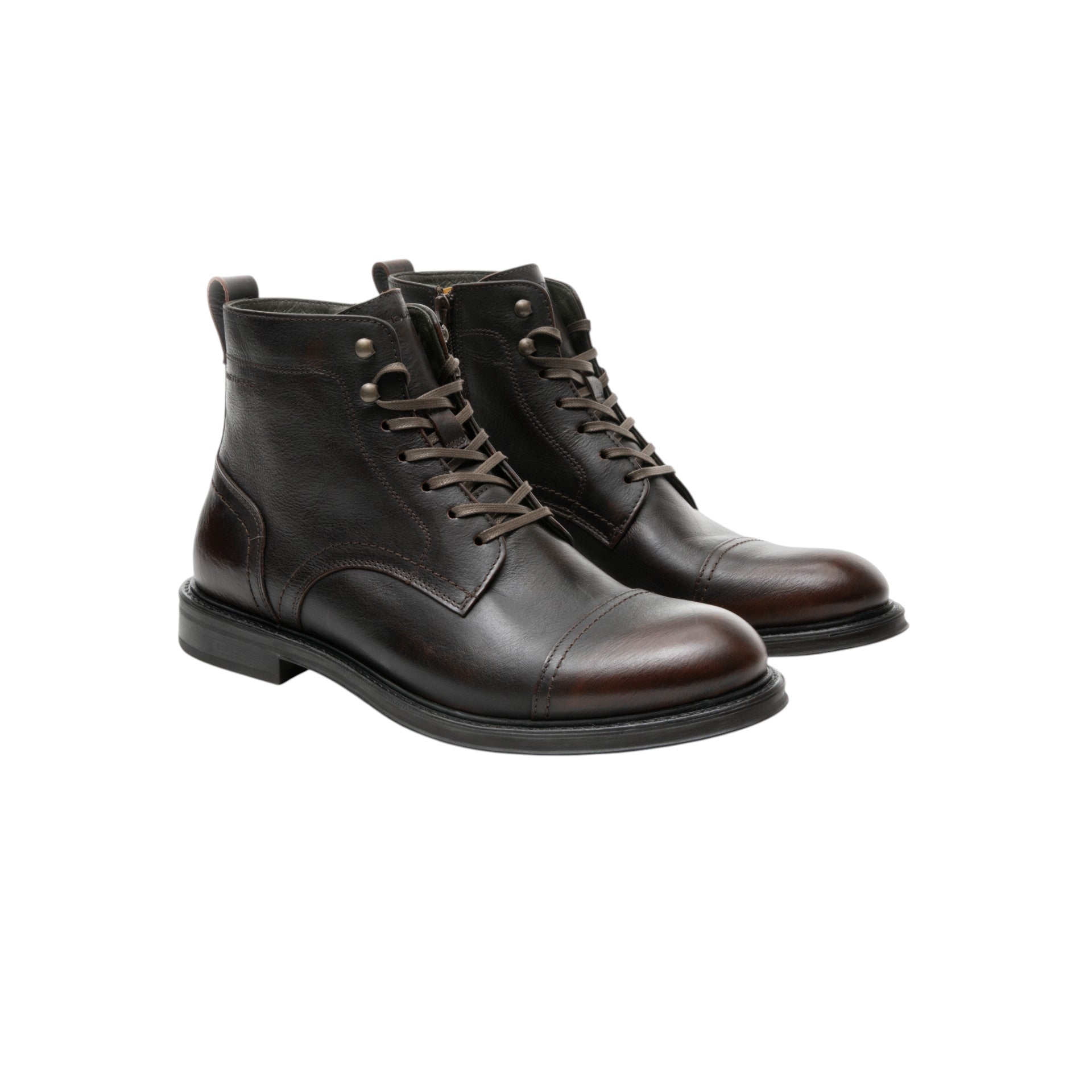 AMBITIOUS Anfibi uomo Pelle LUKE Lace up 13712 - Musto Calzature srl