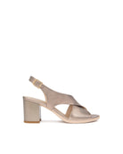 NeroGiardini sandali donna in pelle con fasce incrociate - Musto Calzature srl