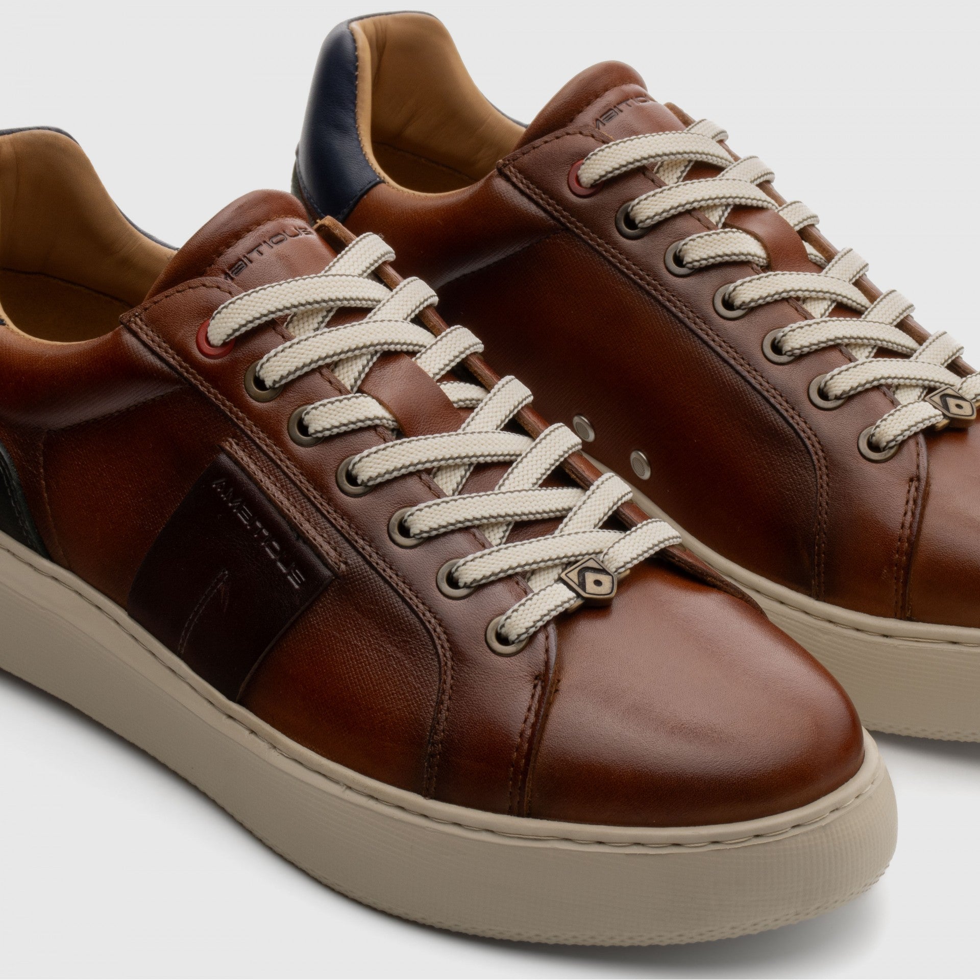 AMBITIOUS Sneakers uomo Pelle ECLIPSE 12455A - Musto Calzature srl
