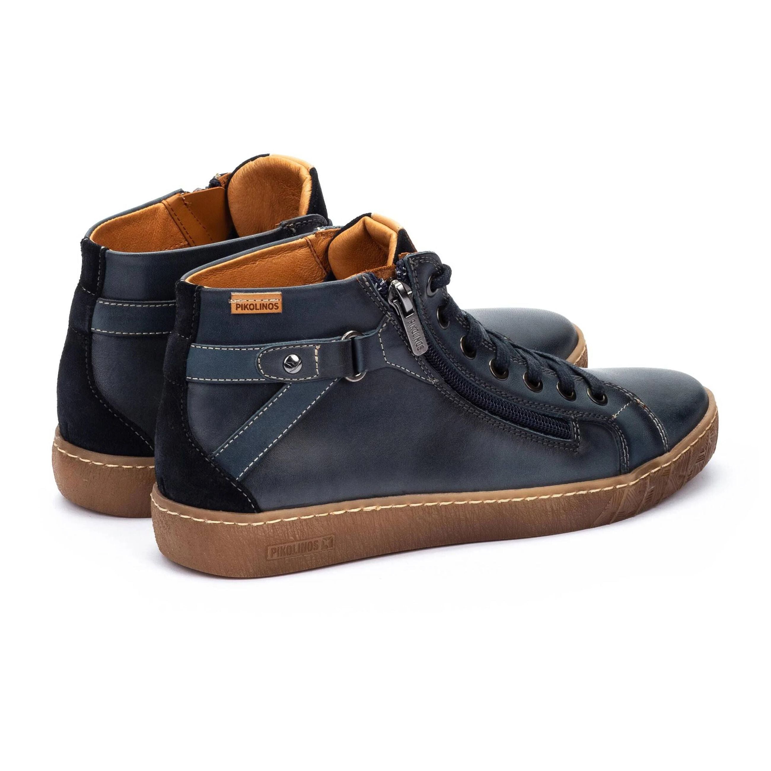 Pikolinos Sneakers donna in pelle con zip laterale LANZAROTE - Musto Calzature srl