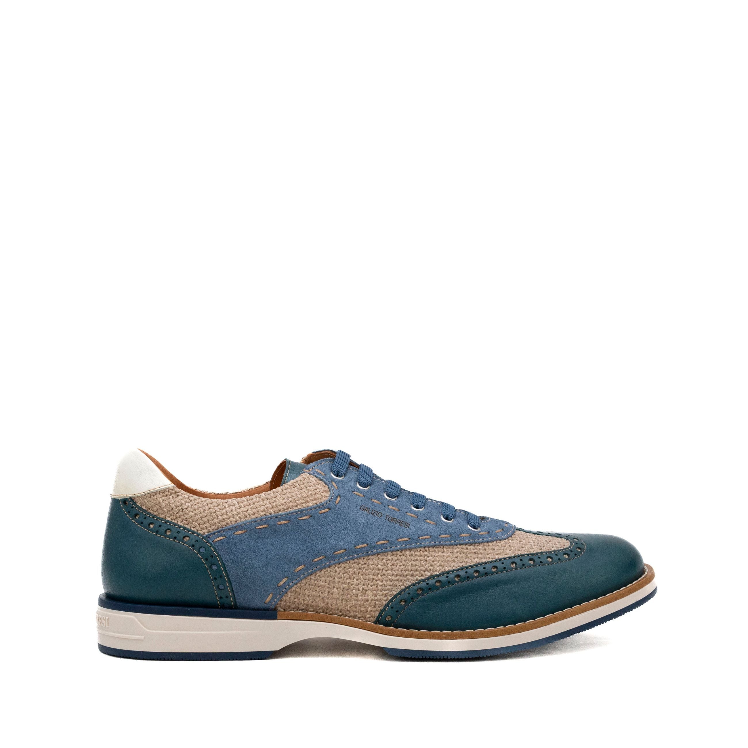 GALIZIO TORRESI Sneakers uomo pelle e tessuto 313930 - Musto Calzature srl