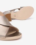 NeroGiardini sandali donna in pelle con fasce incrociate - Musto Calzature srl