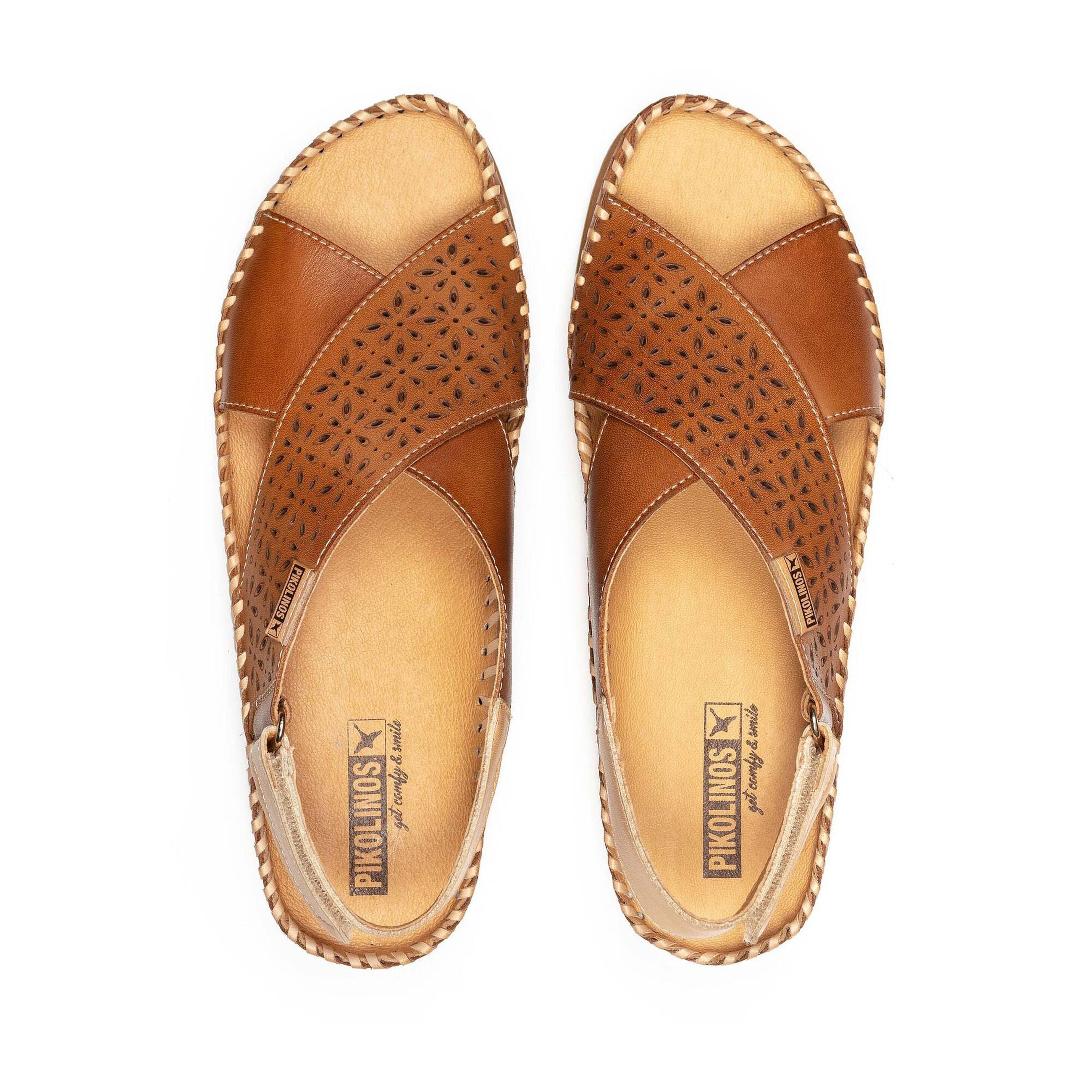 Pikolinos sandali donna con zeppa in pelle CADAQUES - Musto Calzature srl