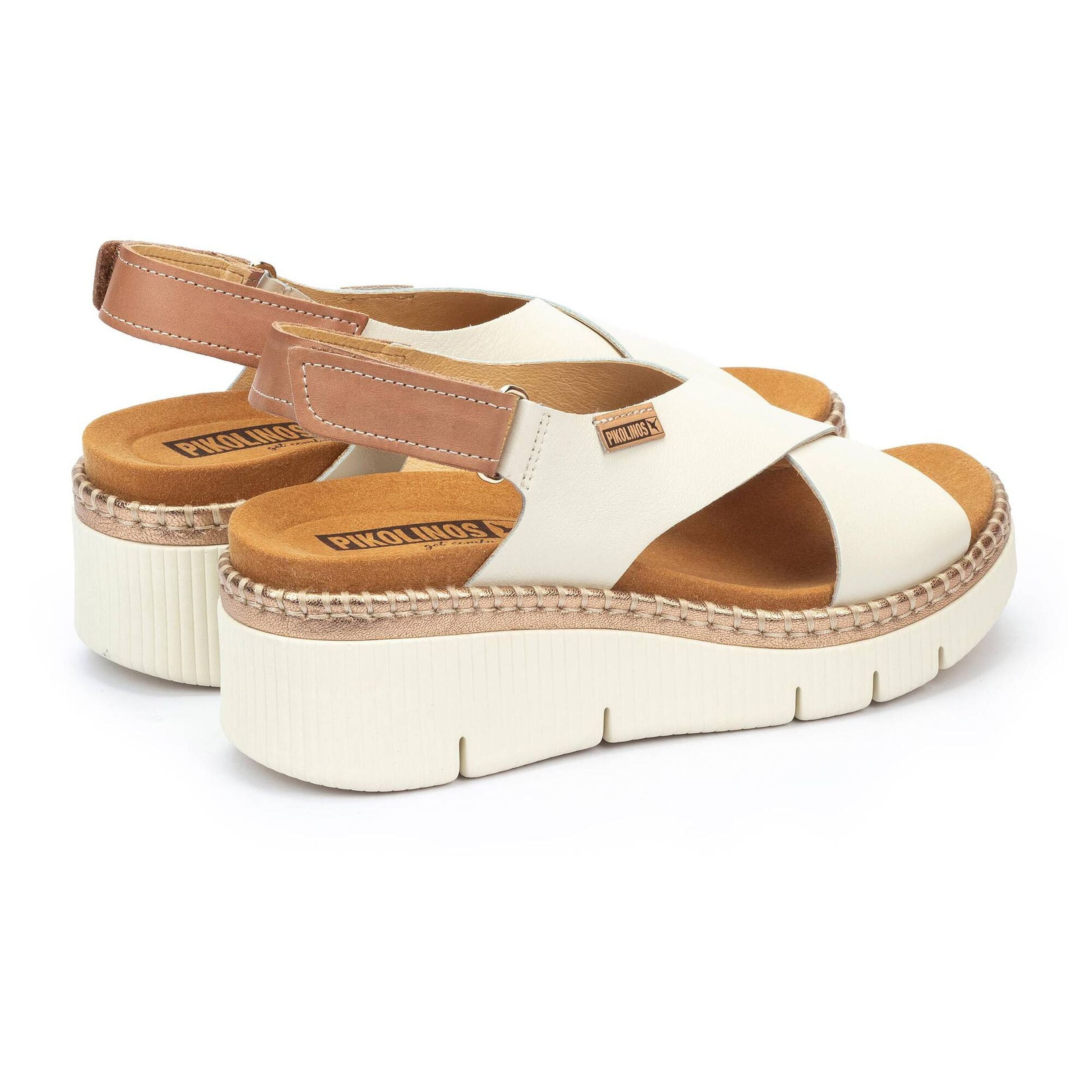 Pikolinos sandali donna con zeppa in pelle GOMERA - Musto Calzature srl