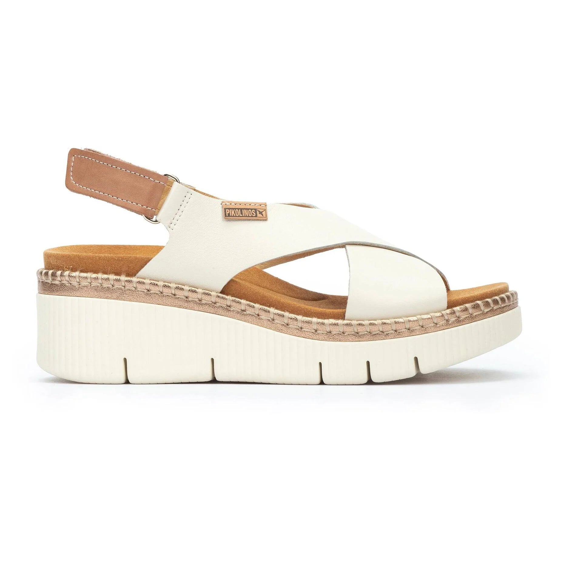 Pikolinos sandali donna con zeppa in pelle GOMERA - Musto Calzature srl