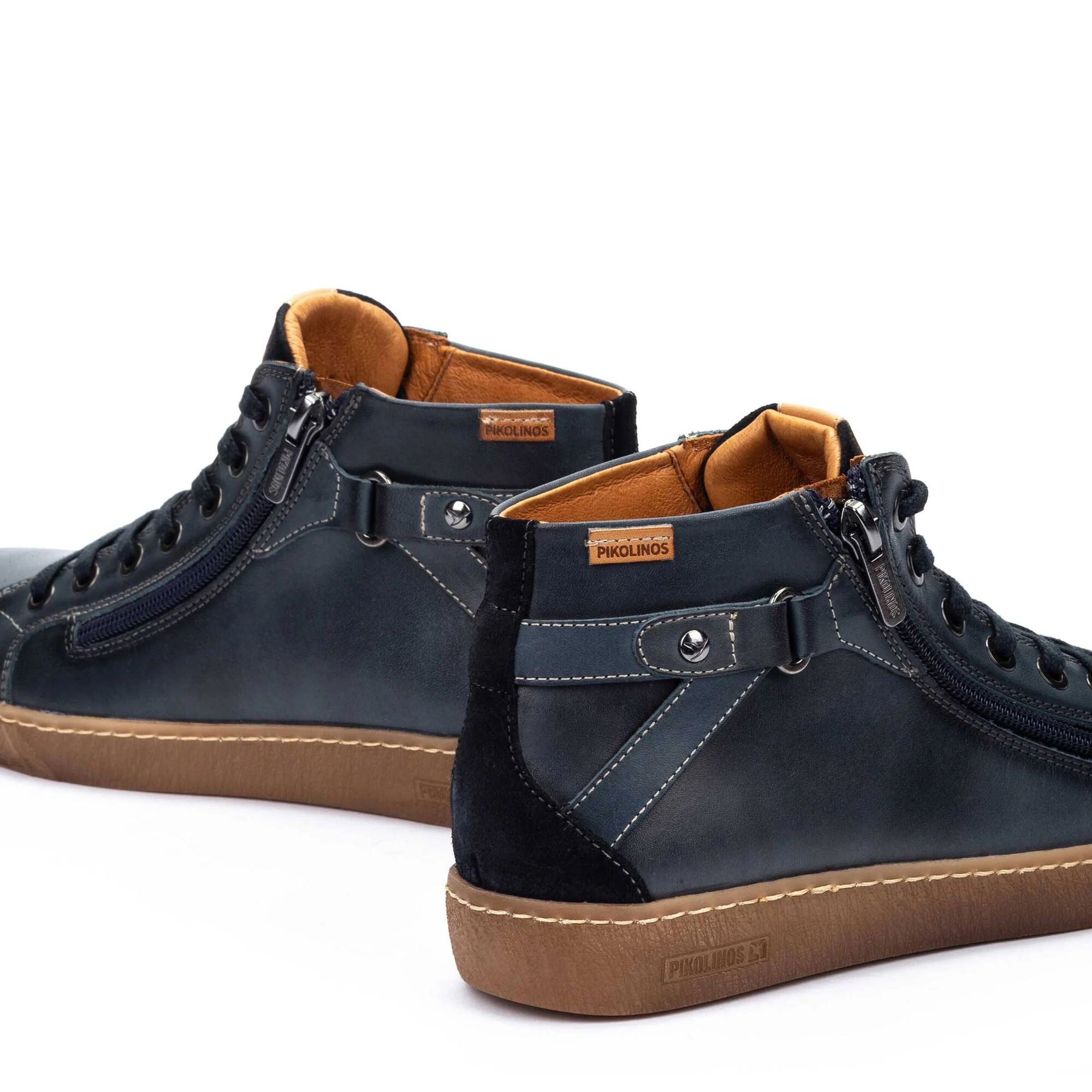 Pikolinos Sneakers donna in pelle con zip laterale LANZAROTE - Musto Calzature srl