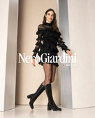 NeroGiardini stivali da donna in pelle scamosciata - Musto Calzature srl