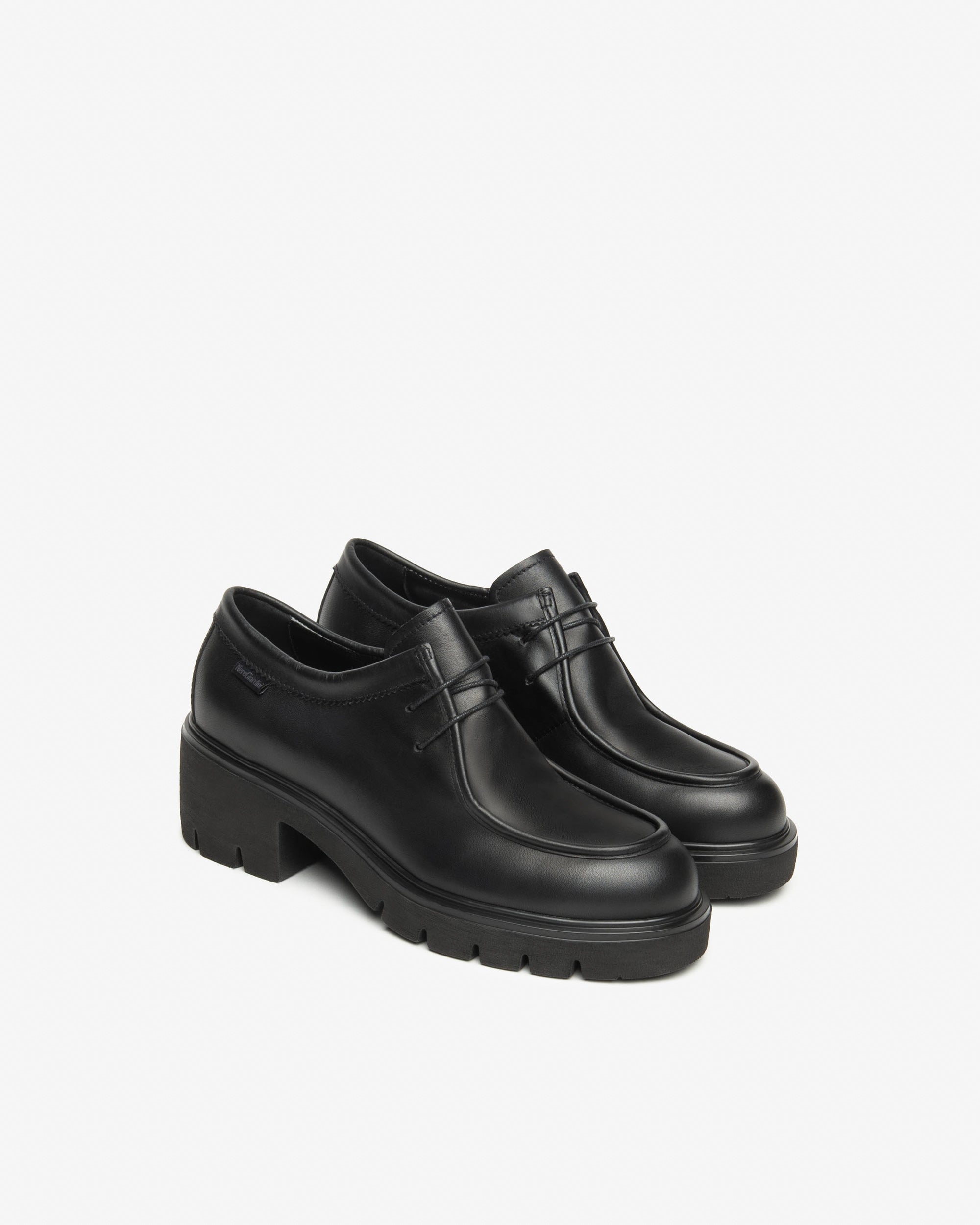 NeroGiardini stringate da donna in pelle con suola alta - Musto Calzature srl