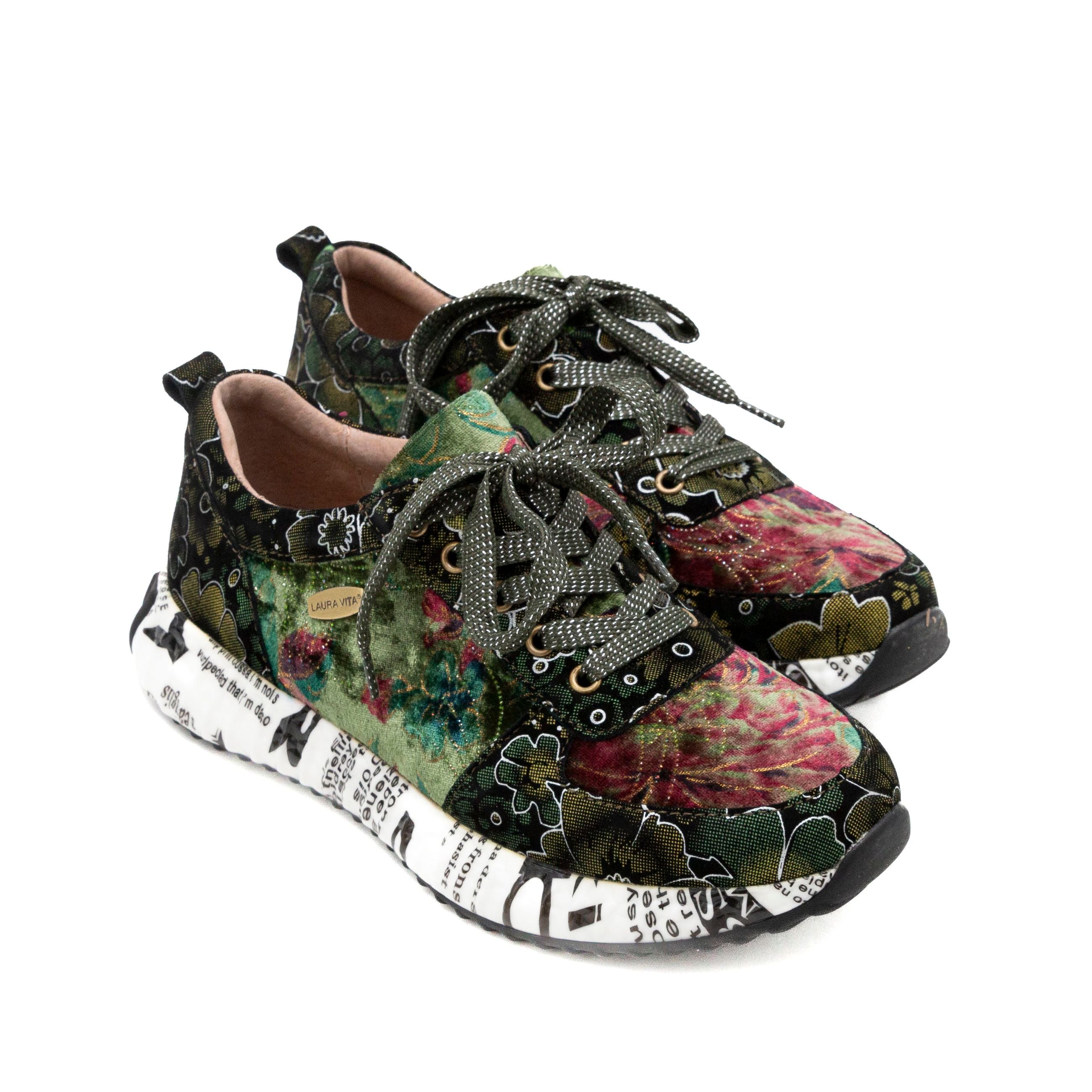 LAURA VITA Sneakers pelle e tessuto BURTON 38 - Musto Calzature srl