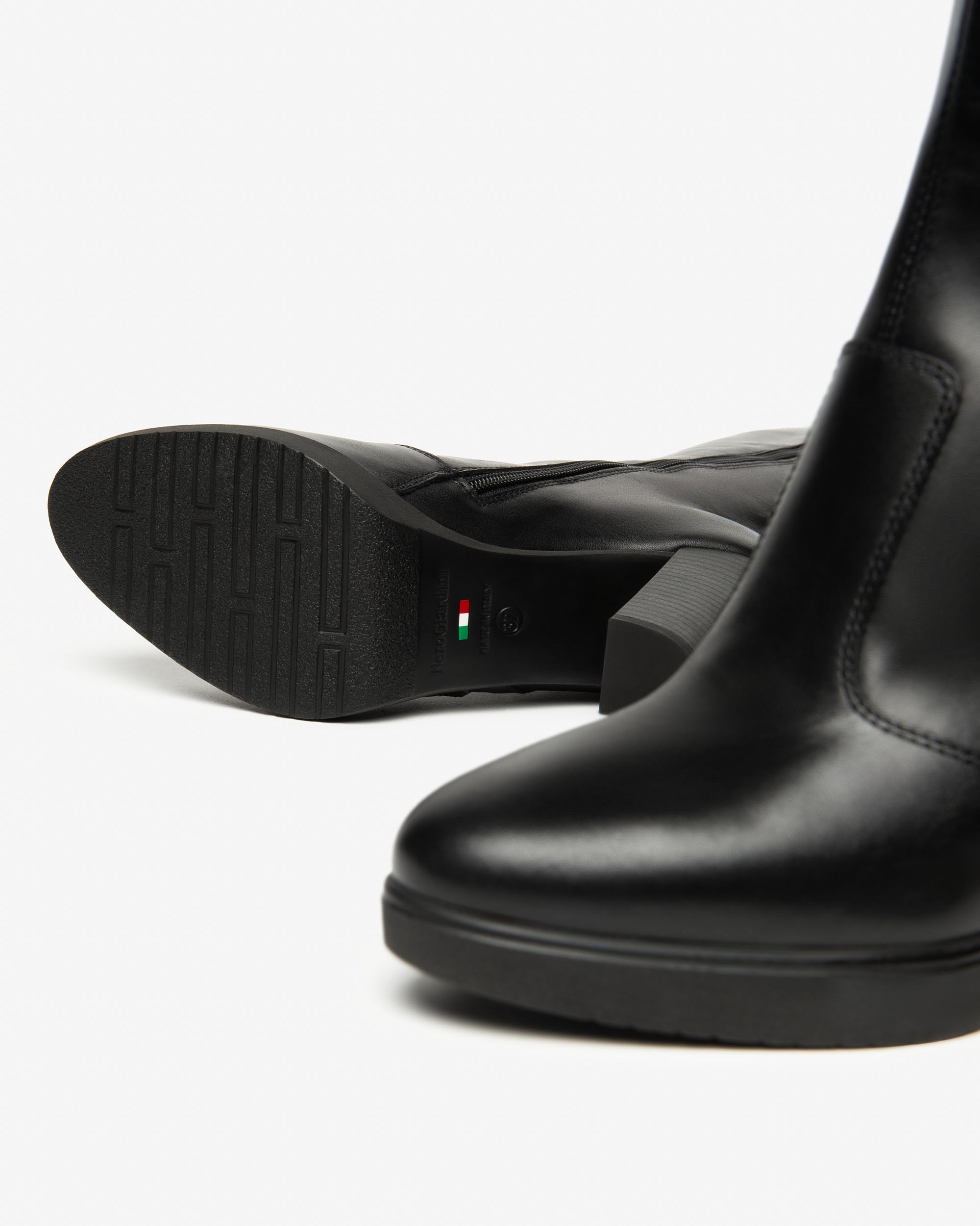 NeroGiardini Stivale donna in pelle con tacco alto - Musto Calzature srl