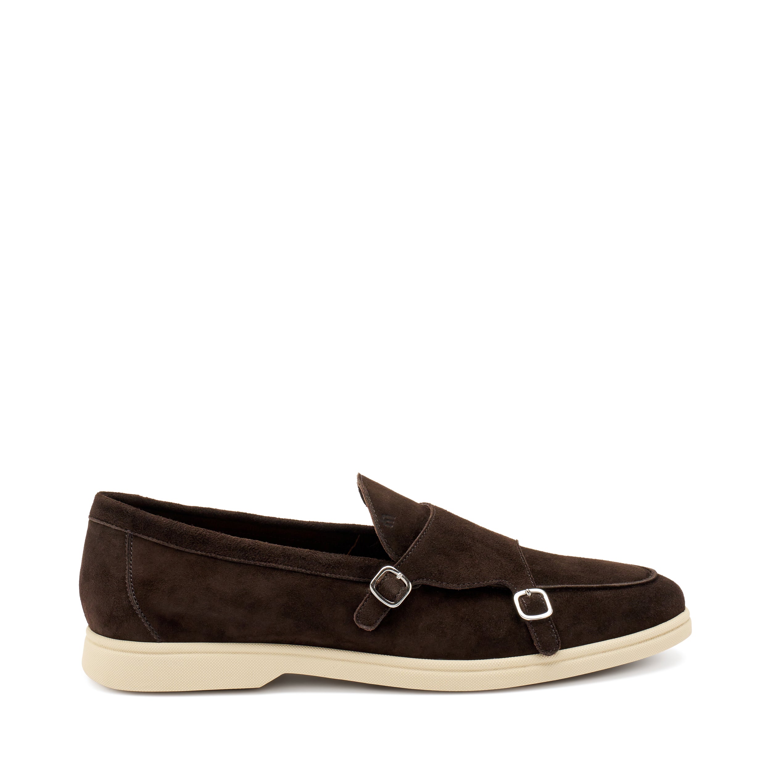 FRAU mocassini uomo doppia fibbia in pelle scamoscita - Musto Calzature srl