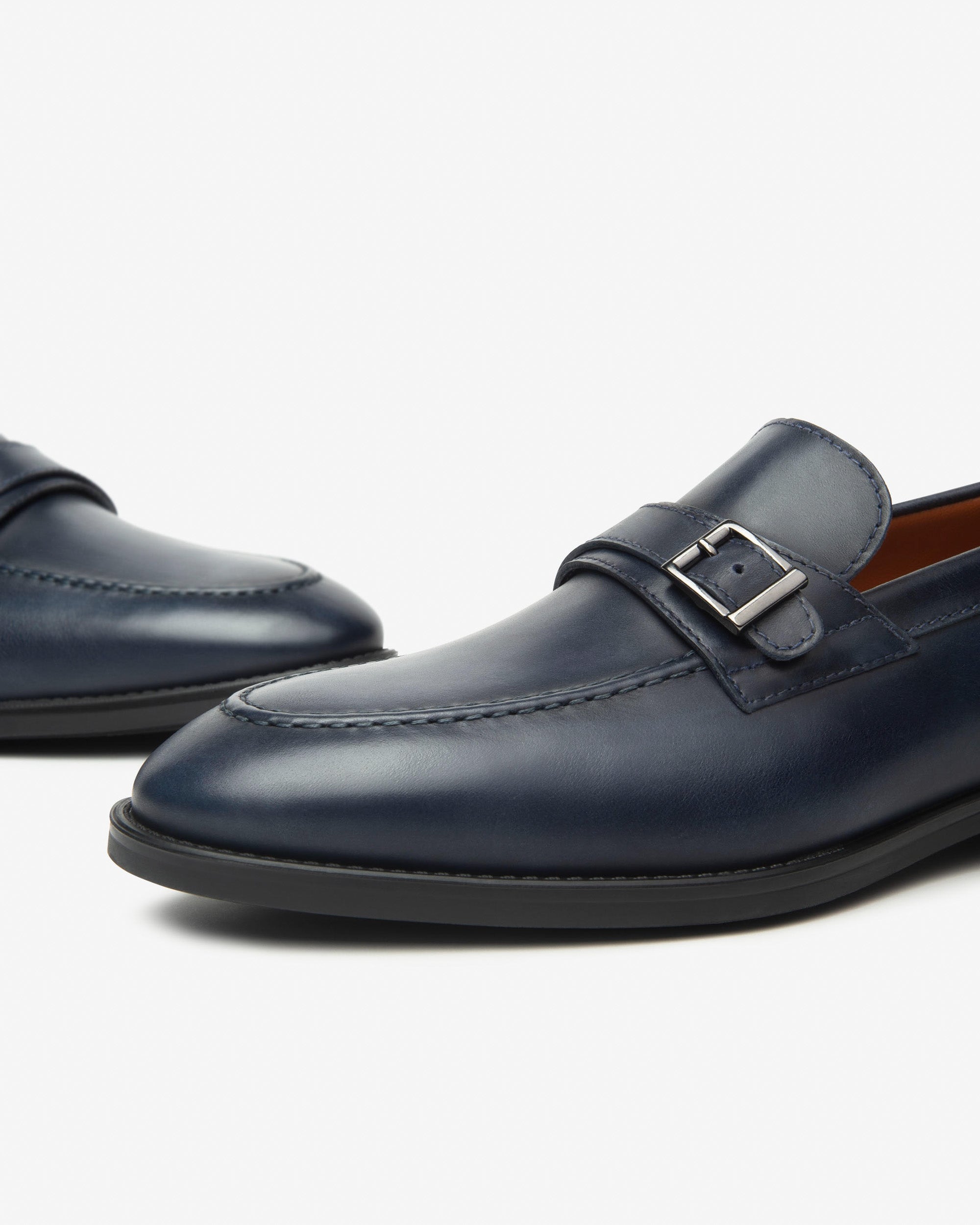 NeroGiardini mocassini da uomo in pelle con fibbia - Musto Calzature srl