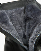 NeroGiardini Anfibi da donna in pelle con fodero in pelo - Musto Calzature srl