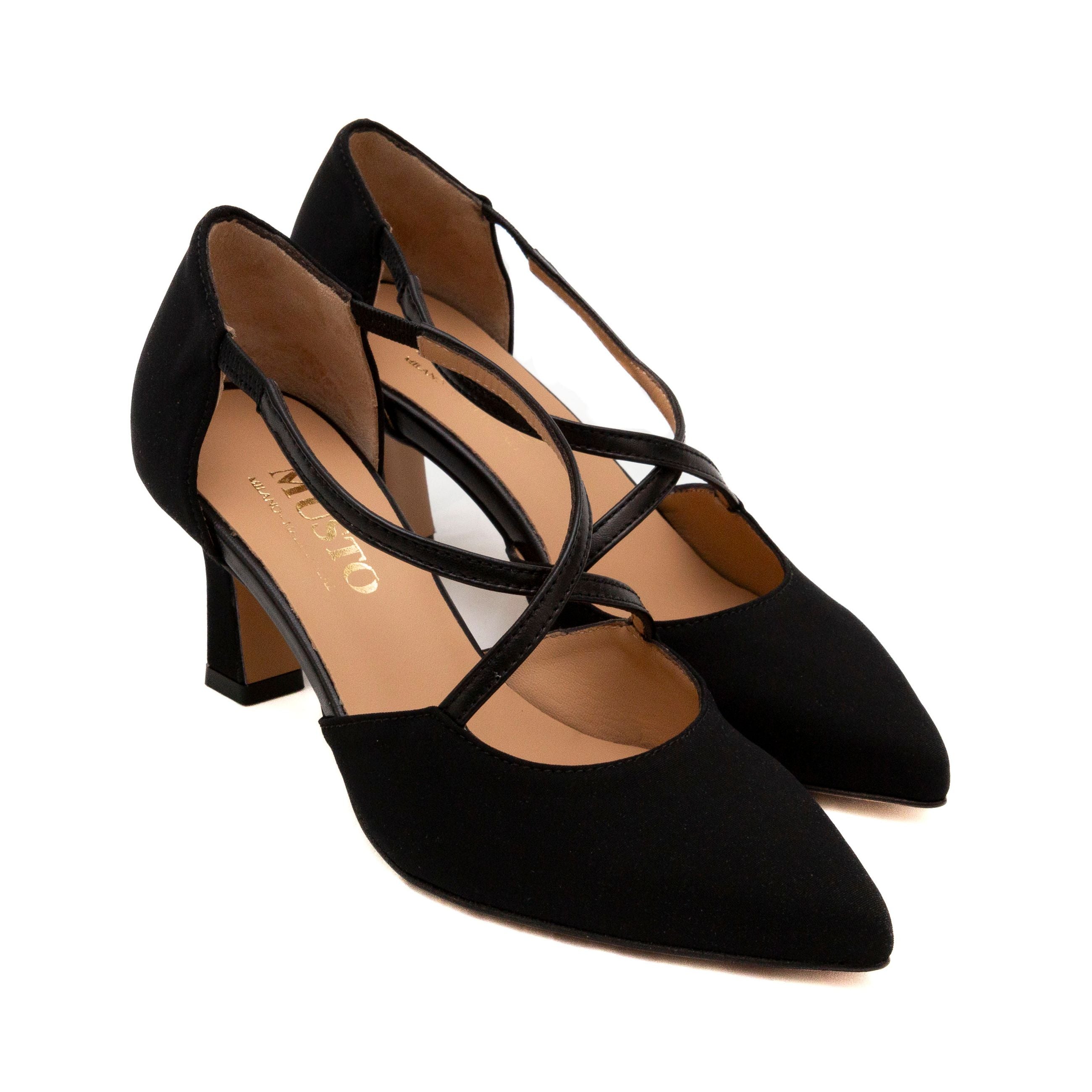 MUSTO Decolletè TESSUTO E PELLE RAFFA 11072 - Musto Calzature srl