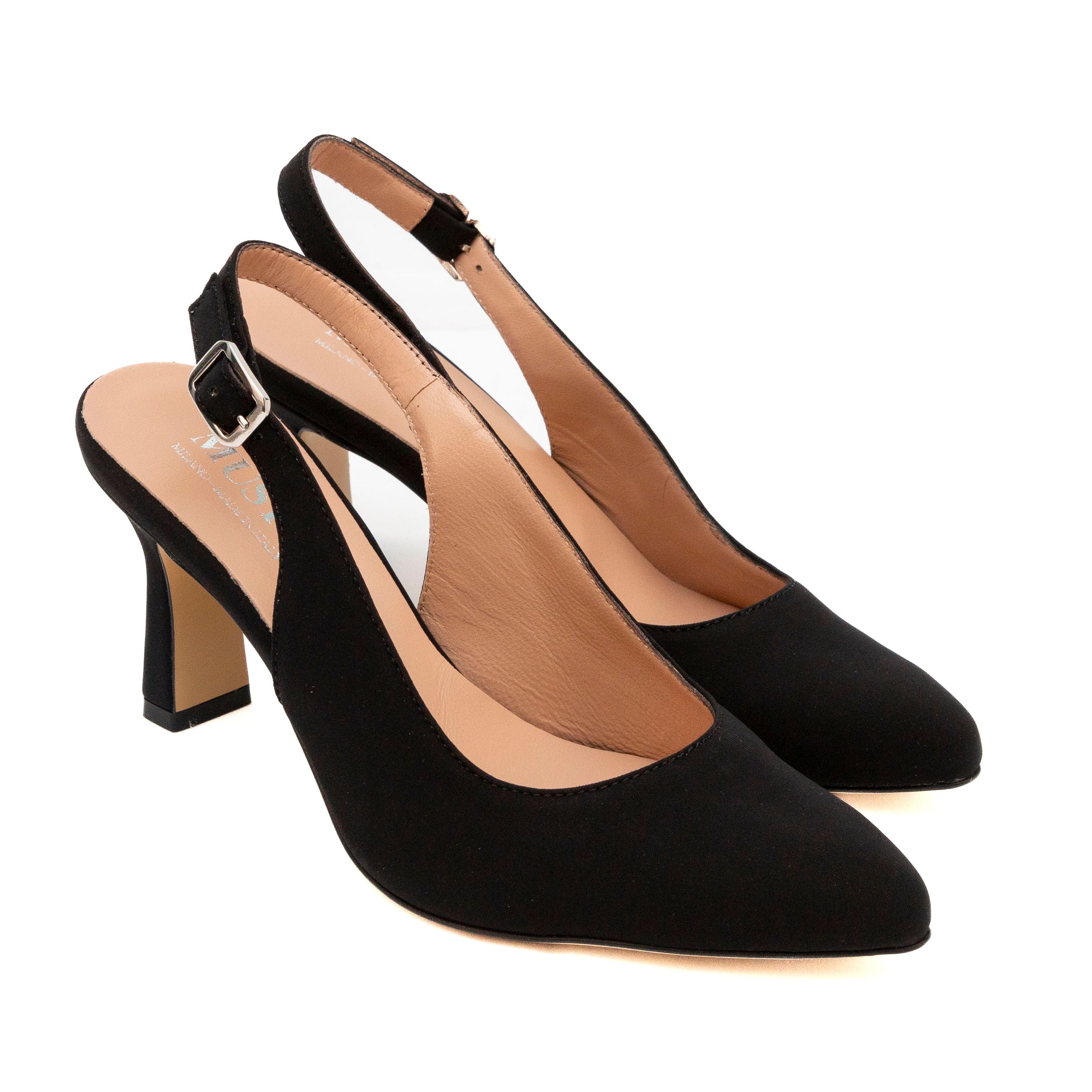 MUSTO Dècolletè tacco alto TESSUTO NEREIDE 9627 - Musto Calzature srl