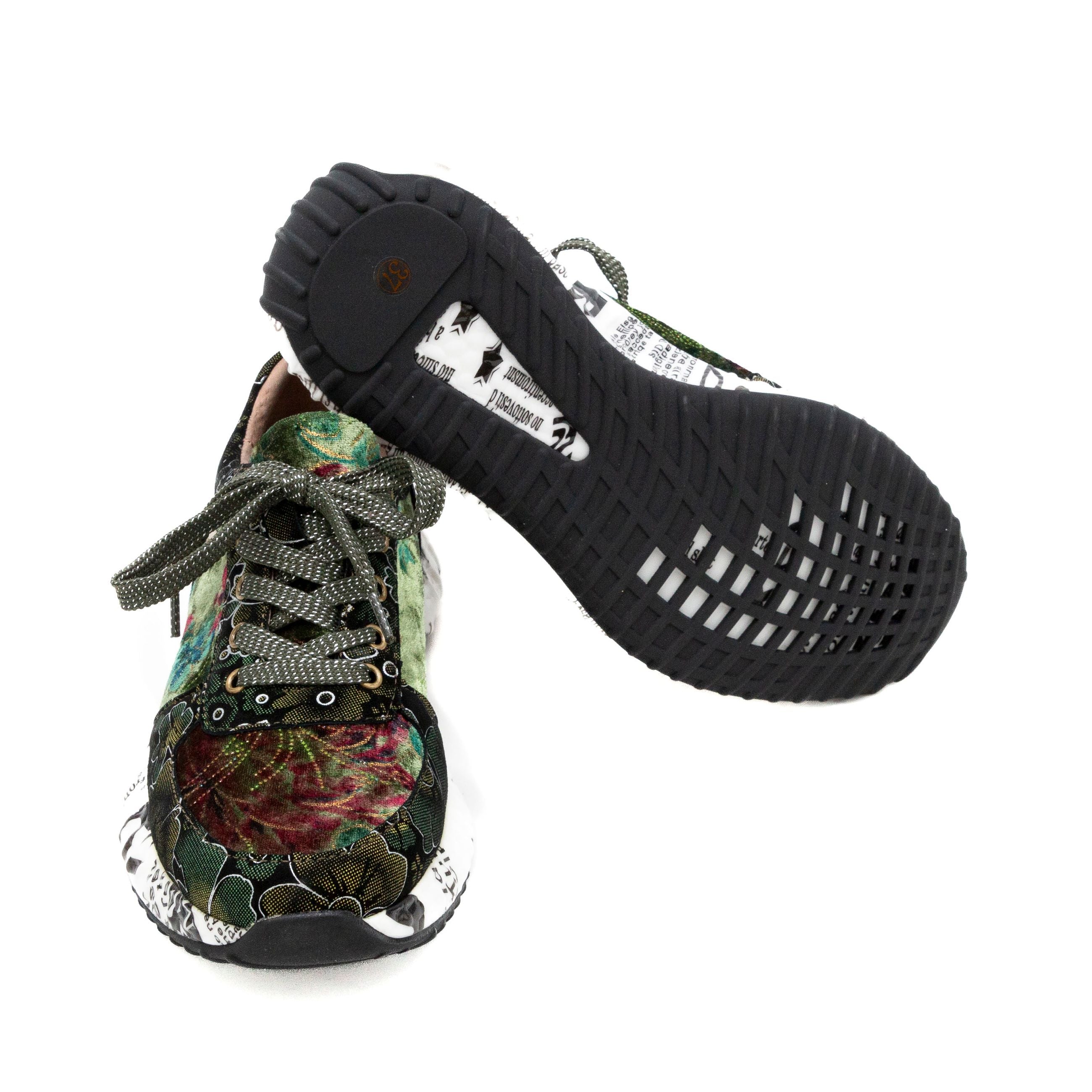 LAURA VITA Sneakers pelle e tessuto BURTON 38 - Musto Calzature srl