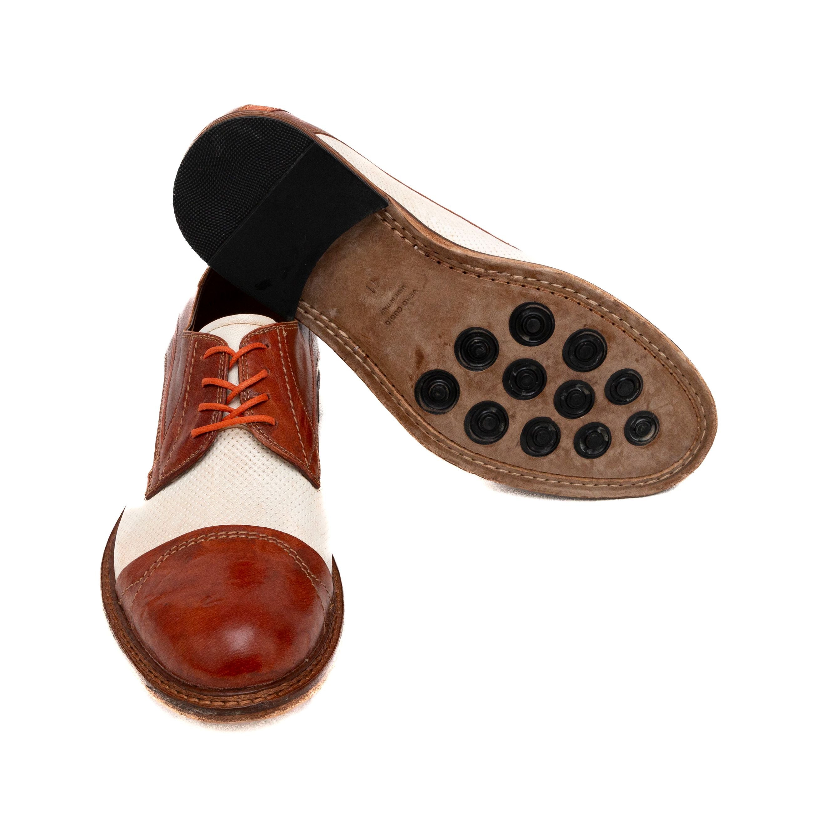 LORENZI Stringate uomo PELLE ANTICATA 17583 - Musto Calzature srl