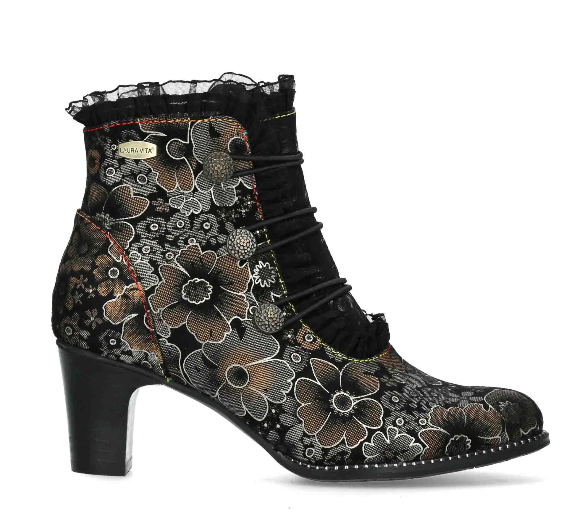 LAURA VITA Stivaletti pelle e tessuto ELCODIEO 224 - Musto Calzature srl