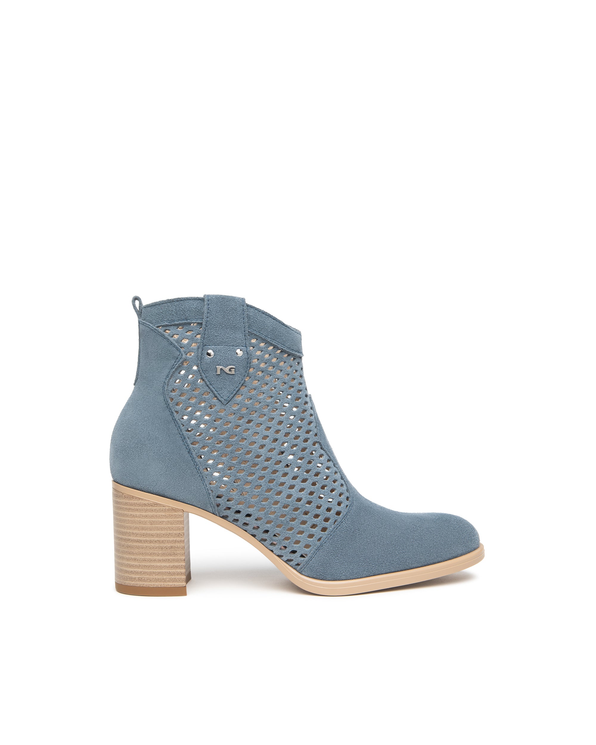 NeroGiardini Stivaletti da donna in camoscio traforato - Musto Calzature srl
