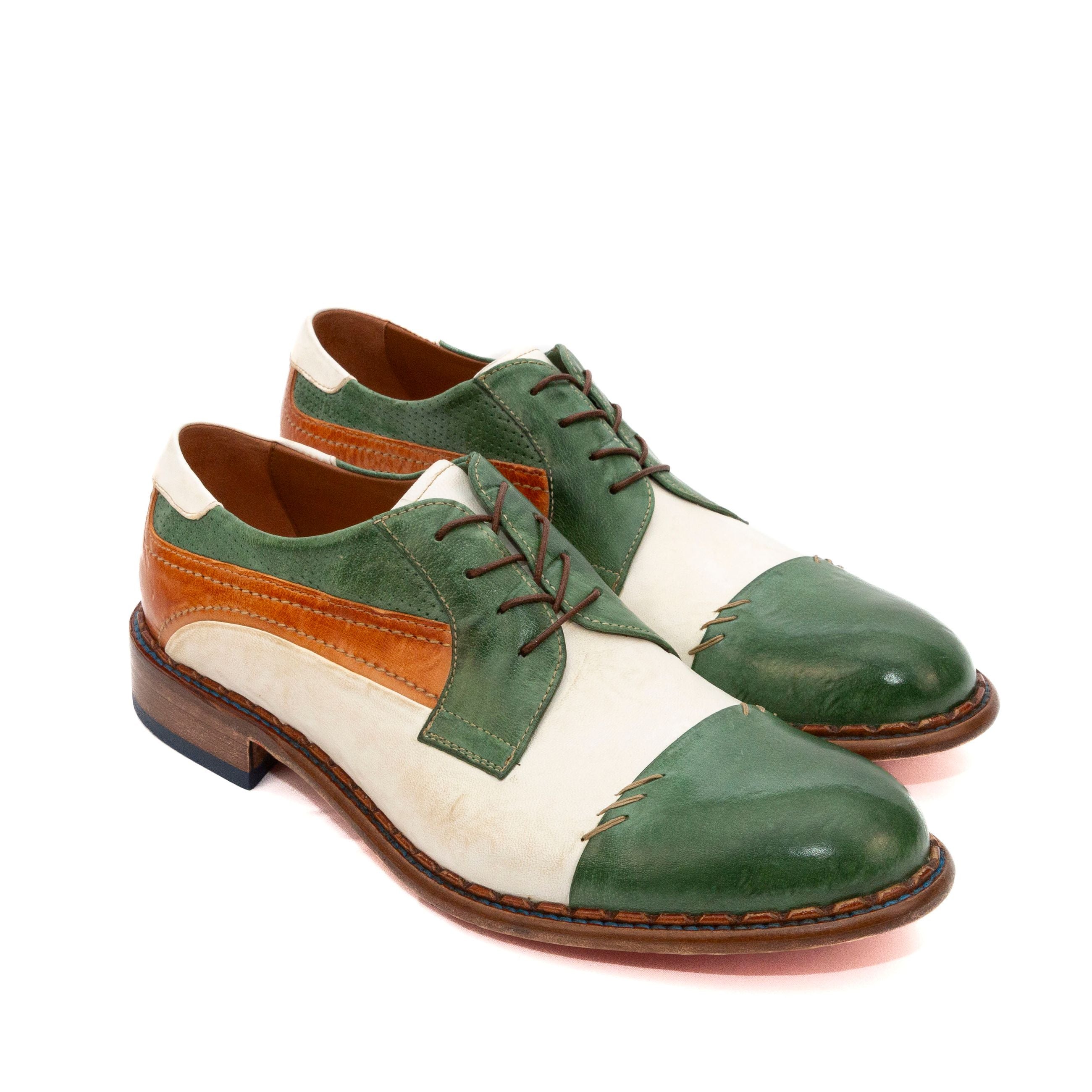 LORENZI Stringate uomo PELLE ANTICATA 16751 - Musto Calzature srl