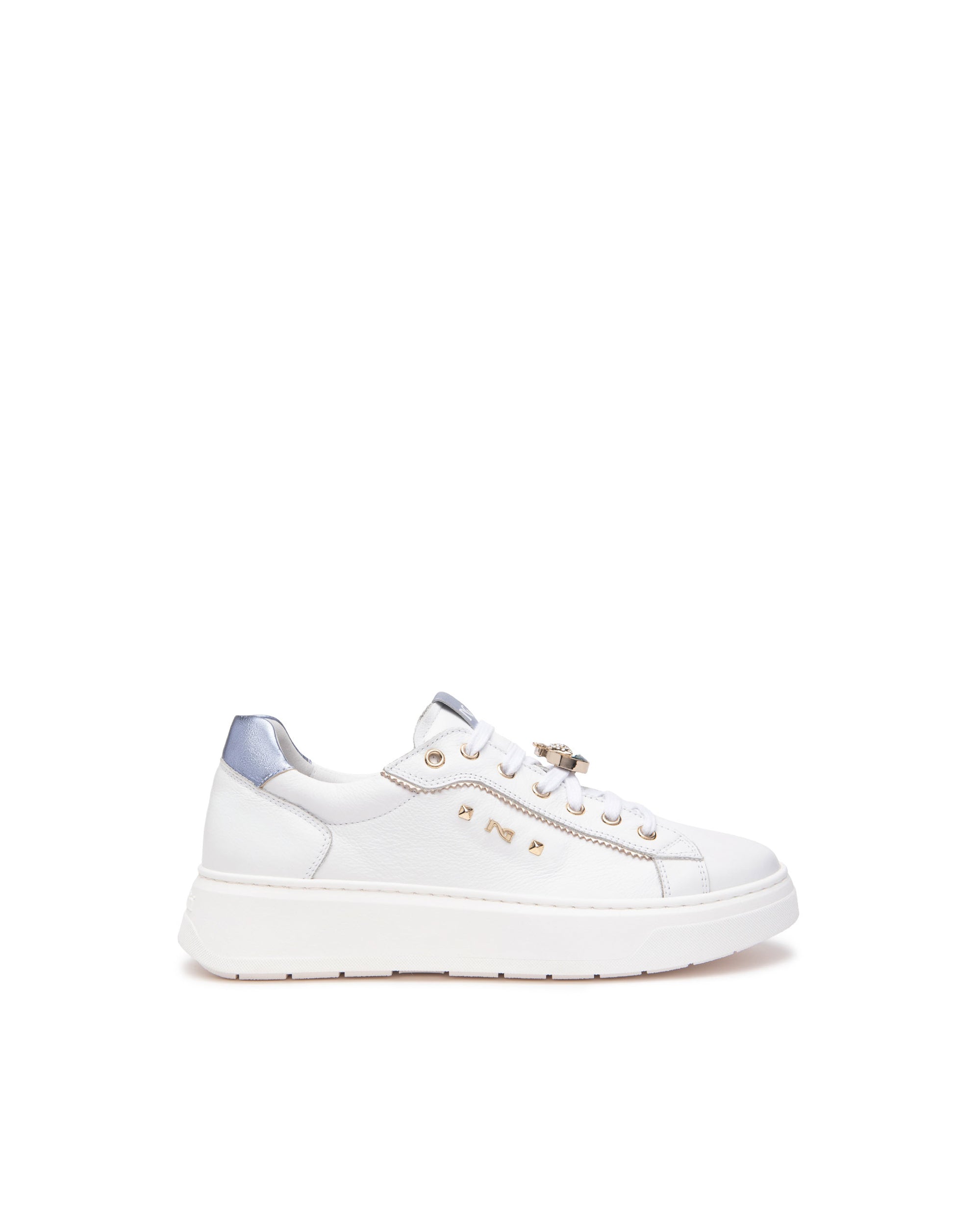 NeroGiardini sneakers donna in pelle con charms - Musto Calzature srl