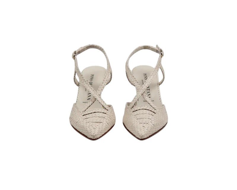 PONS QUINTANA Decolletè PELLE INTRECCIATA MORITZ 10792 - Musto Calzature srl