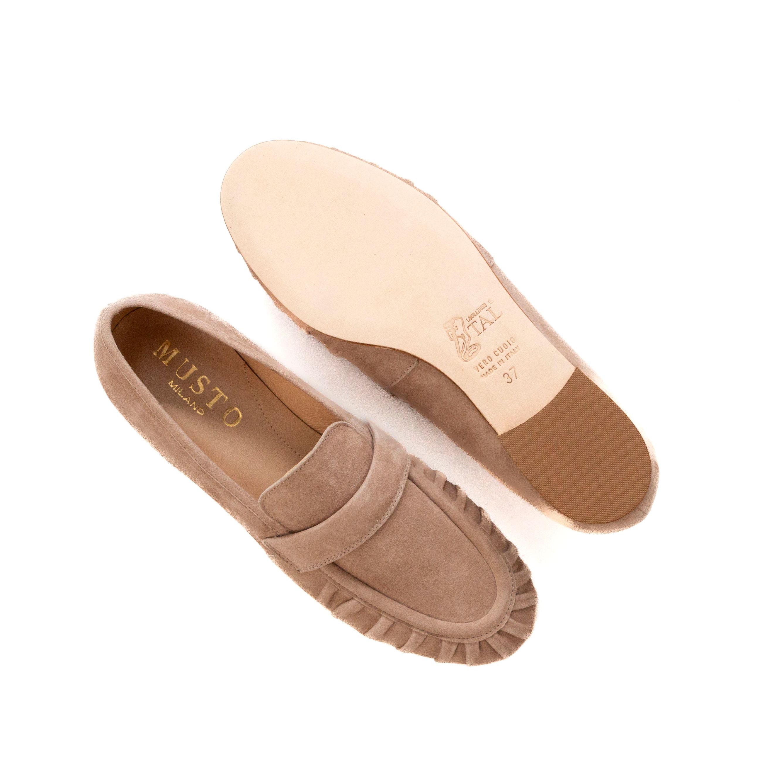 MUSTO Mocassini Camoscio CAMAIORE L313M - Musto Calzature srl