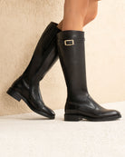 NeroGiardini stivali da donna in pelle - Musto Calzature srl