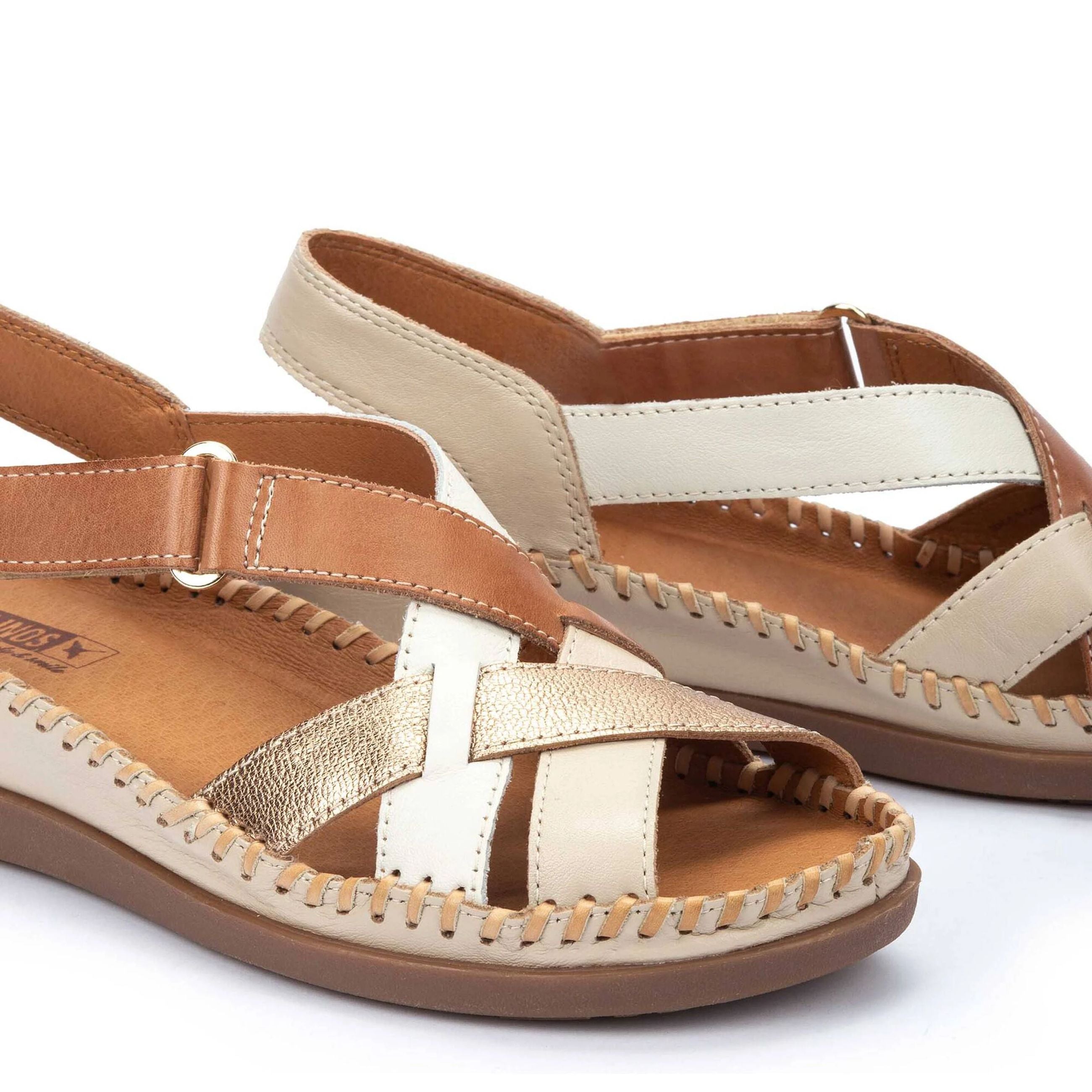 Pikolinos sandali donna con zeppa in pelle CADAQUES - Musto Calzature srl