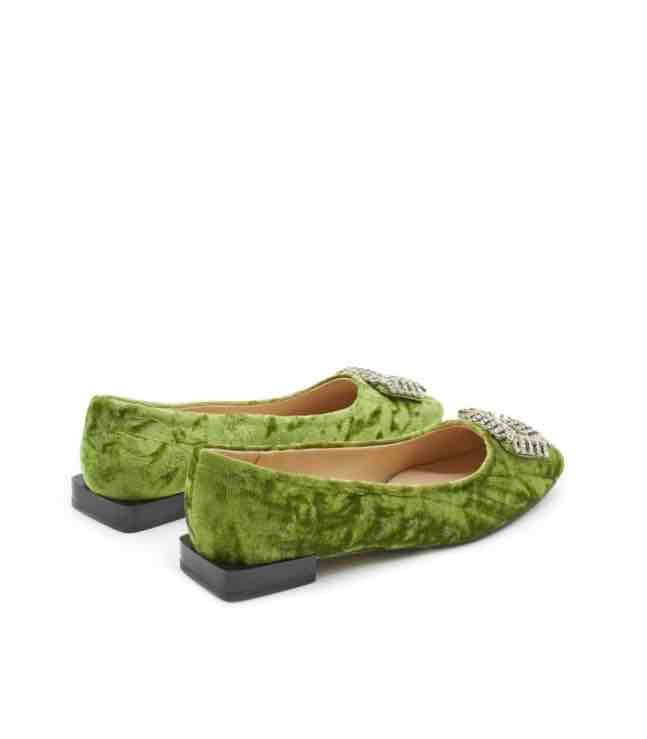 ALMA BLUE Ballerine Velluto I23BL1104 - Musto Calzature srl