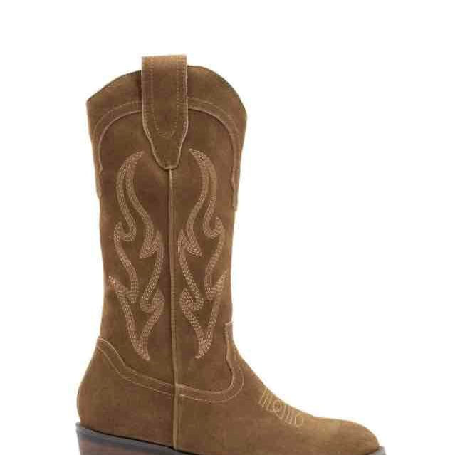 ALMA BLUE Stivali Camoscio I23BL1211 - Musto Calzature srl