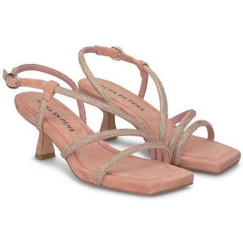 ALMA EN PENA Sandali tacco medio Camoscio V240656 - Musto Calzature srl