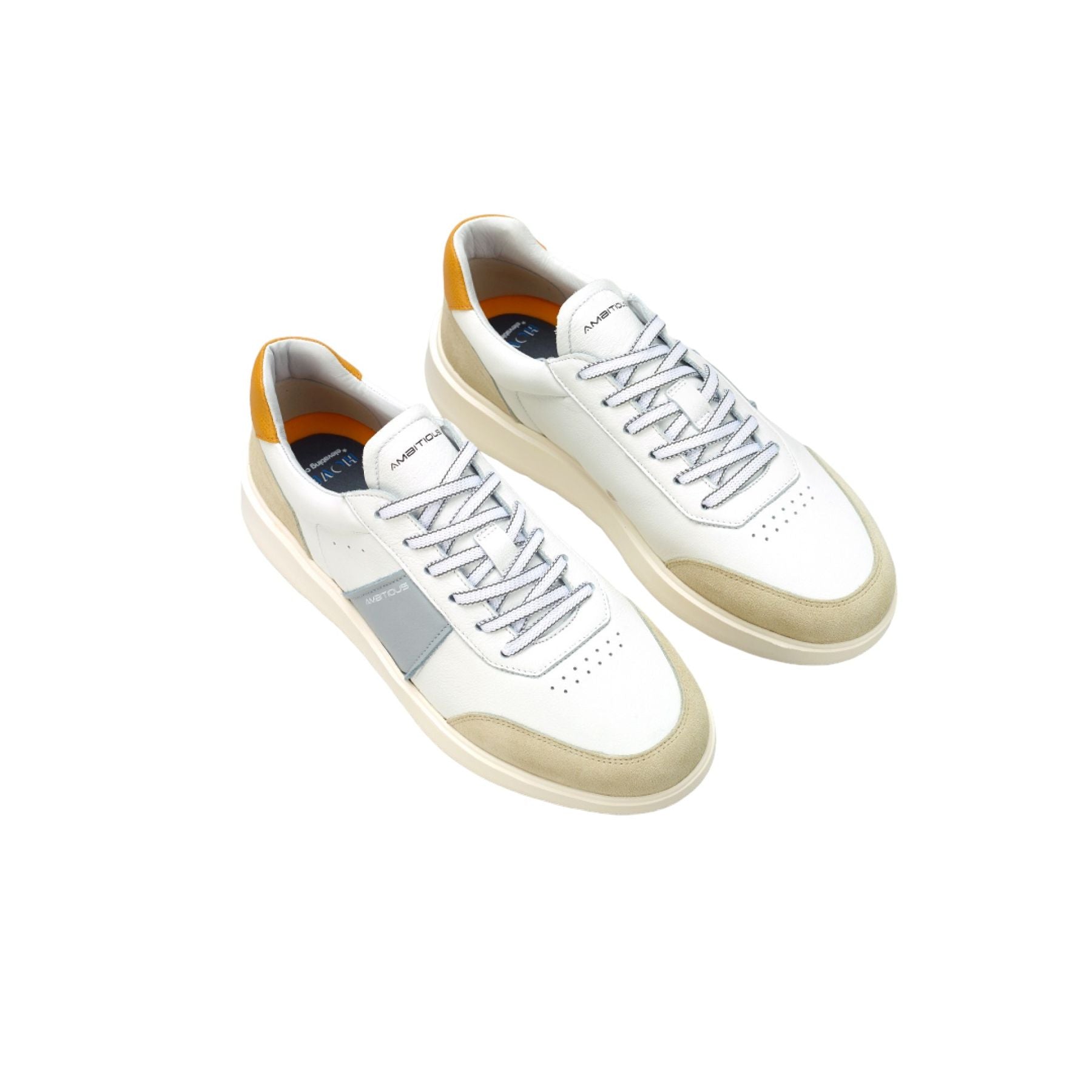 AMBITIOUS Sneakers uomo pelle+camoscio 12863 - Musto Calzature srl