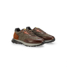AMBITIOUS Sneakers uomo pelle+tessuto 11821 C - Musto Calzature srl