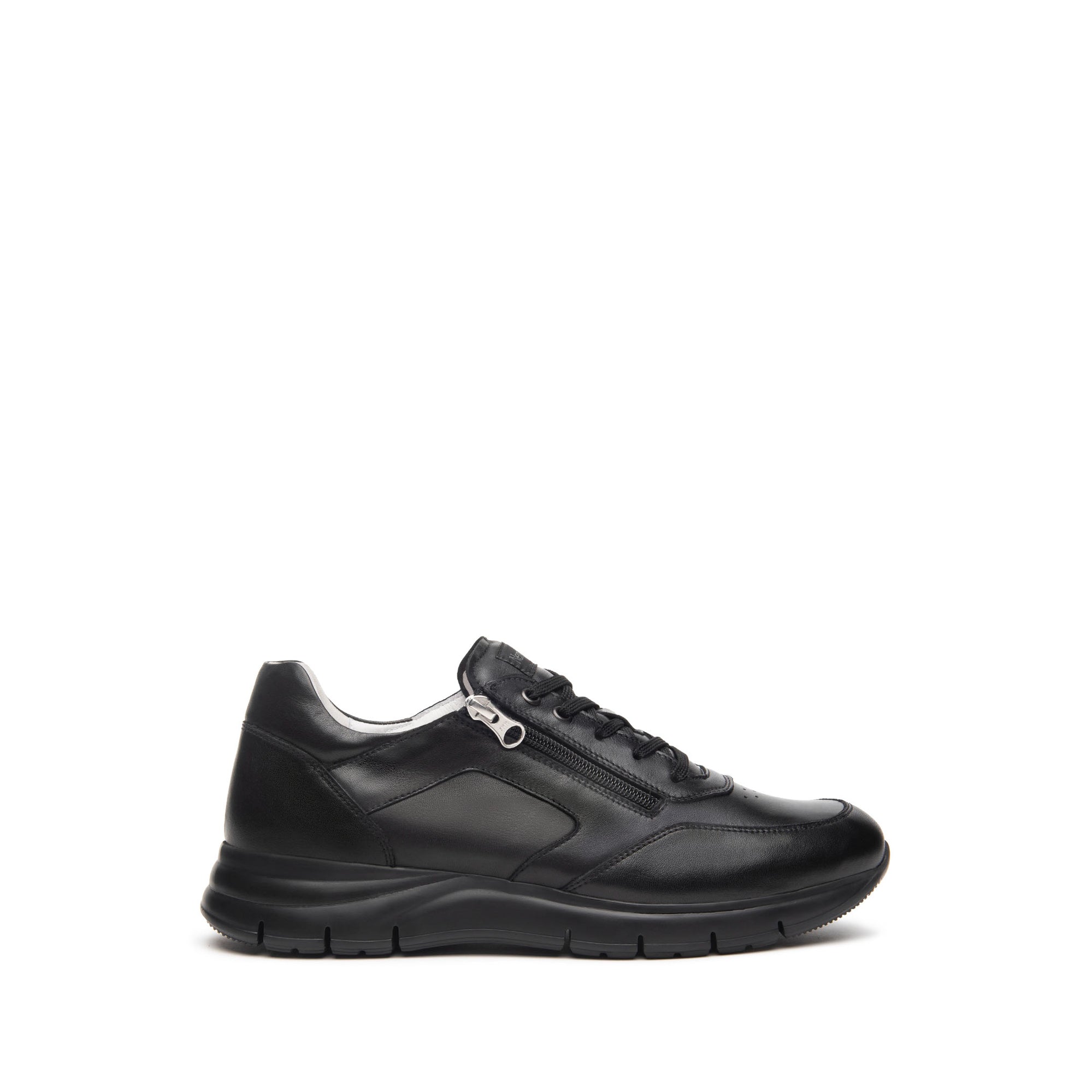 NeroGiardini sneakers da uomo con zip in pelle - Musto Calzature srl