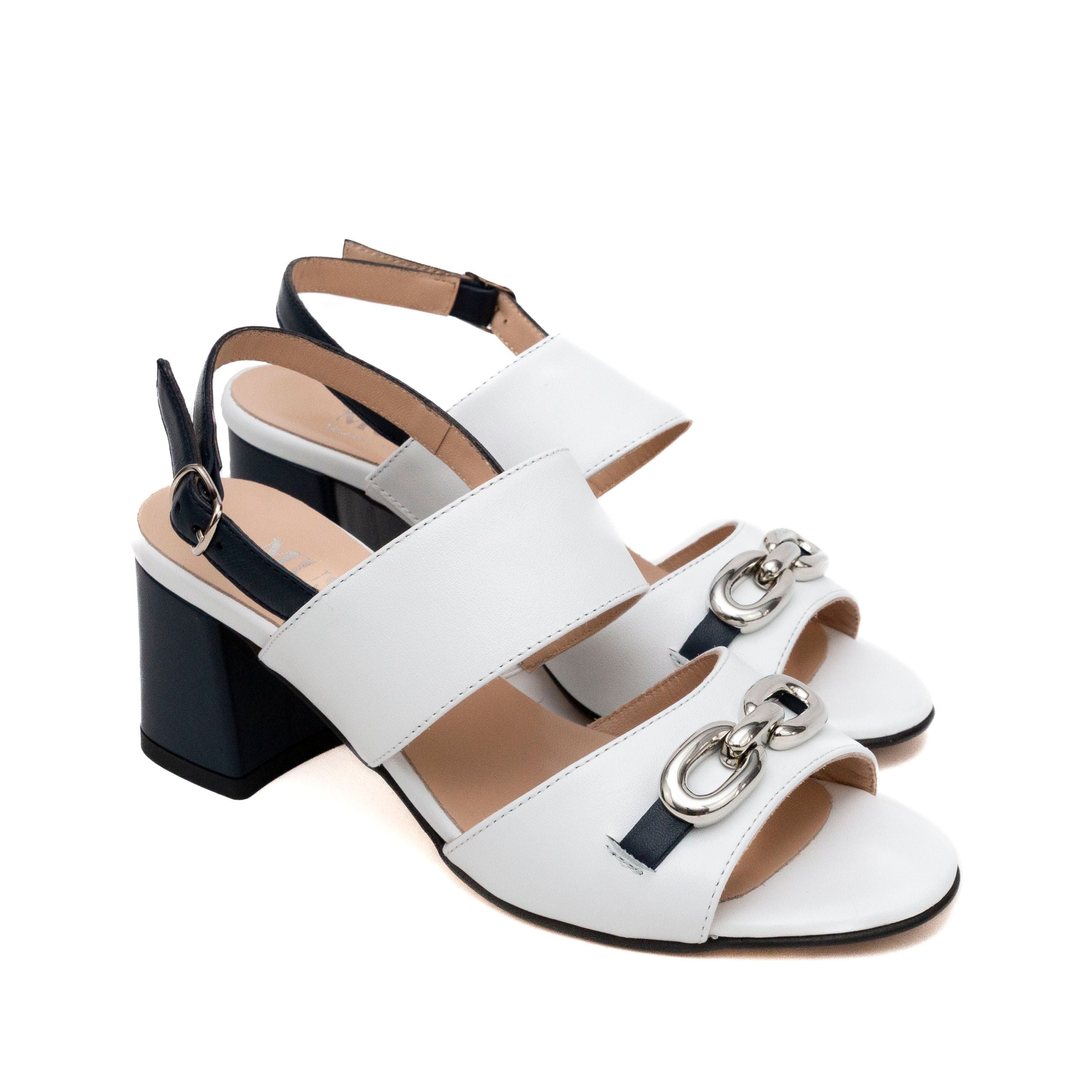 MUSTO Sandali tacco medio VITELLO SIRENA 10133 - Musto Calzature srl