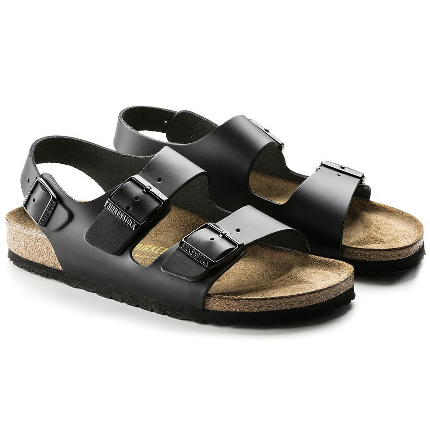 BIRKENSTOCK Sandali uomo NATURAL LEATHER MILANO 034193 - Musto Calzature srl
