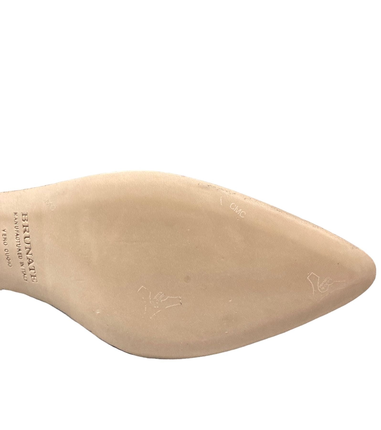 BRUNATE Decolletè tacco basso TESSUTO 31799 - Musto Calzature srl