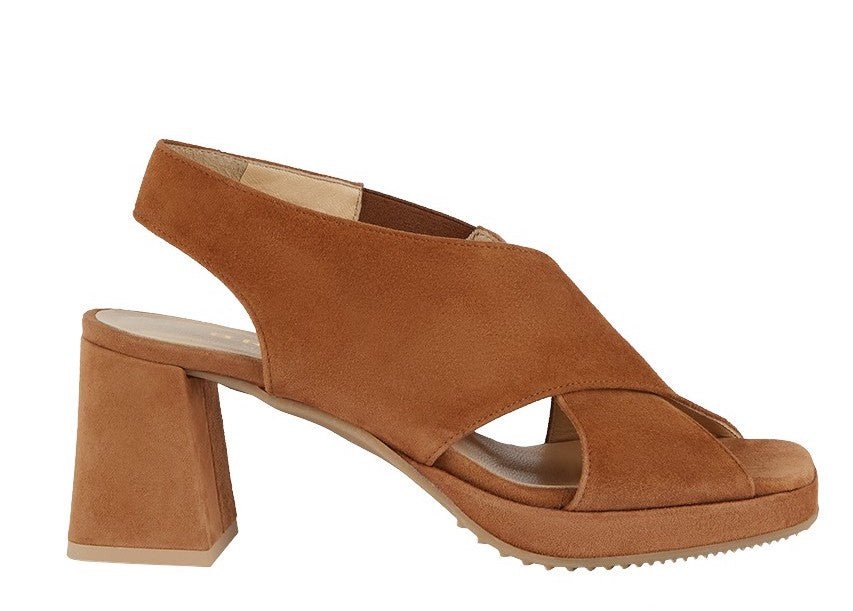 BRUNATE Sandali tacco medio Camoscio 59709 - Musto Calzature srl