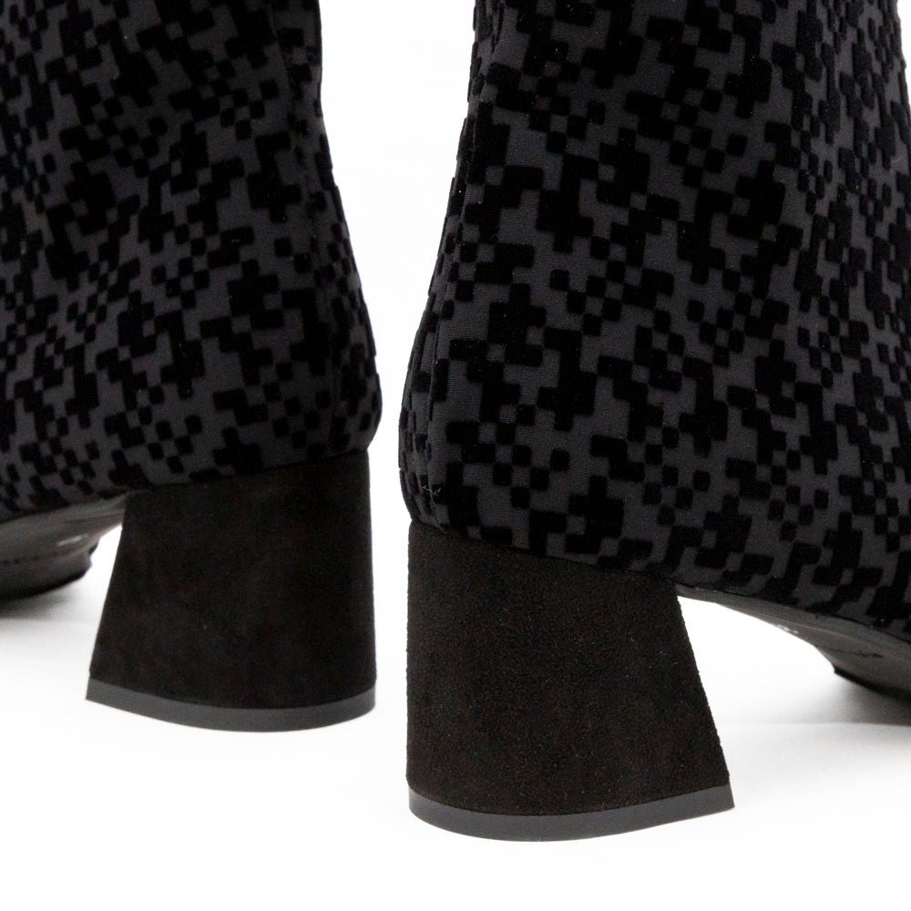 BRUNATE Stivaletti camoscio+tessuto 58443 - Musto Calzature srl