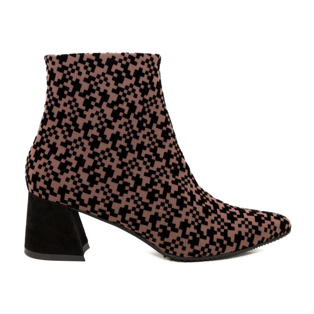 BRUNATE Stivaletti camoscio+tessuto 58443 - Musto Calzature srl