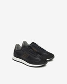 NeroGiardini sneakers da uomo in pelle e camoscio - Musto Calzature srl