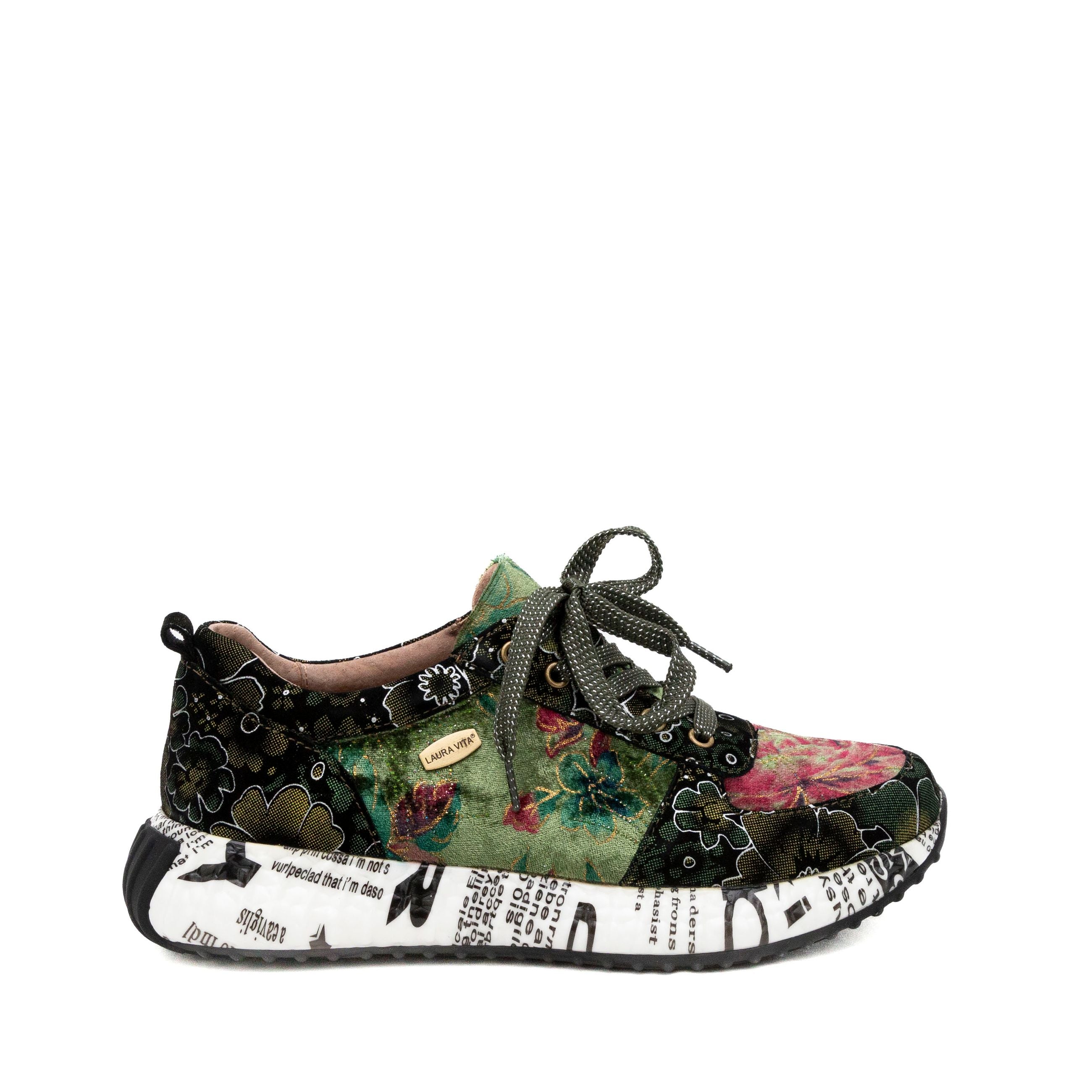 LAURA VITA Sneakers pelle e tessuto BURTON 38 - Musto Calzature srl