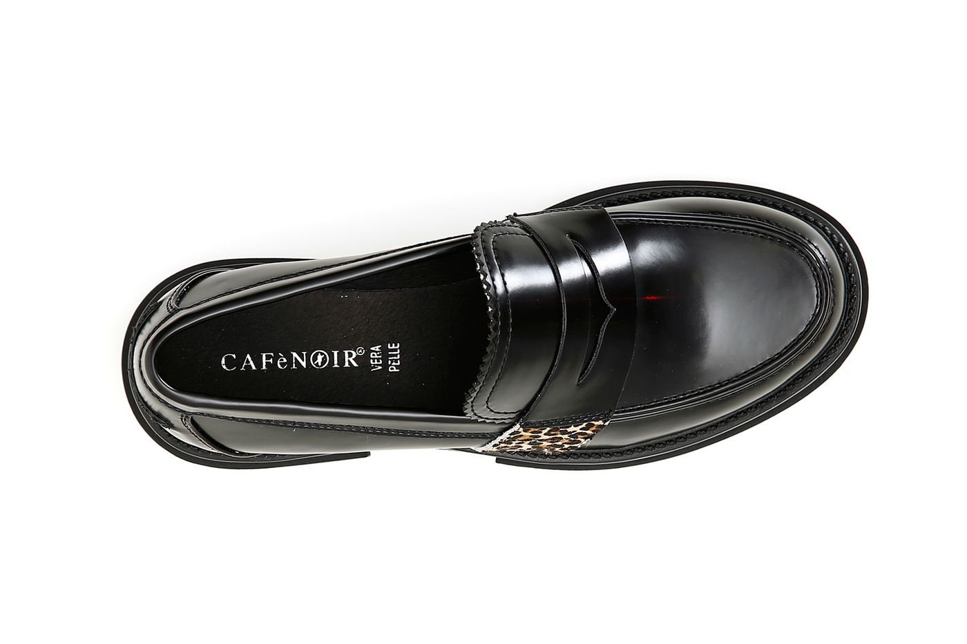 CAFE NOIR Mocassini PELLE ABRASIVATA C1EC9010 - Musto Calzature srl