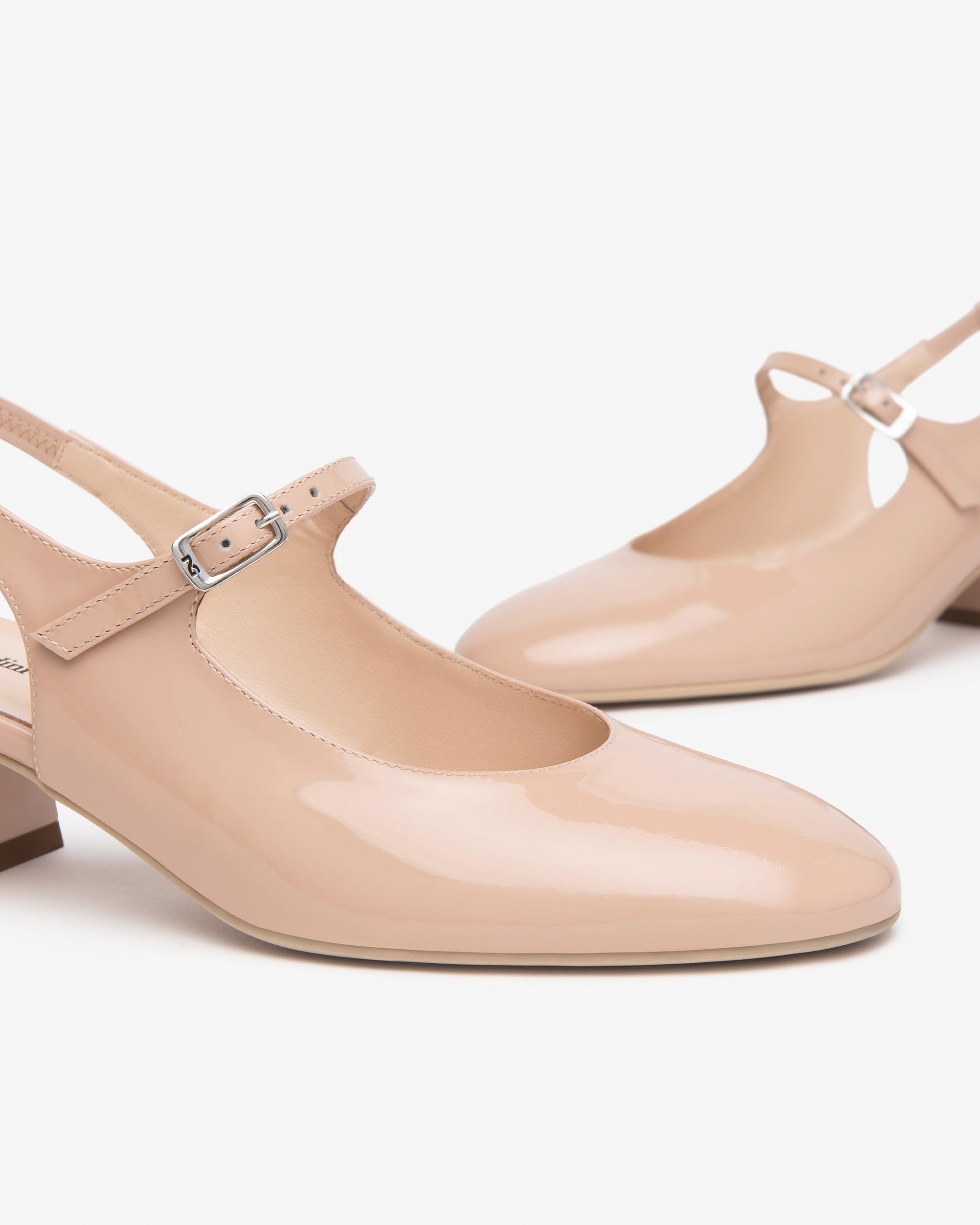 NeroGiardini décolleté tacco comodo in vernice - Musto Calzature srl