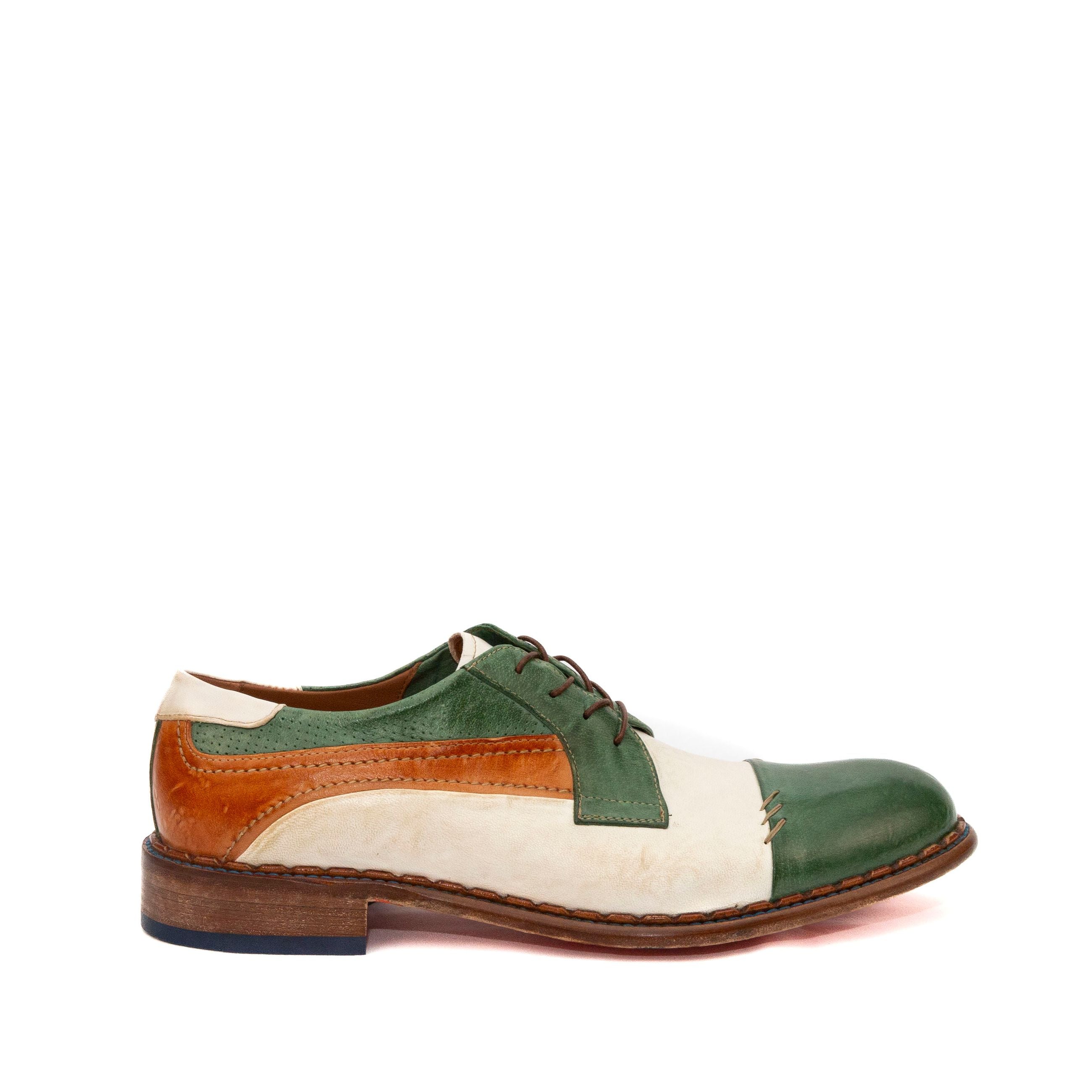 LORENZI Stringate uomo PELLE ANTICATA 16751 - Musto Calzature srl