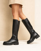 NeroGiardini stivali da donna in pelle - Musto Calzature srl